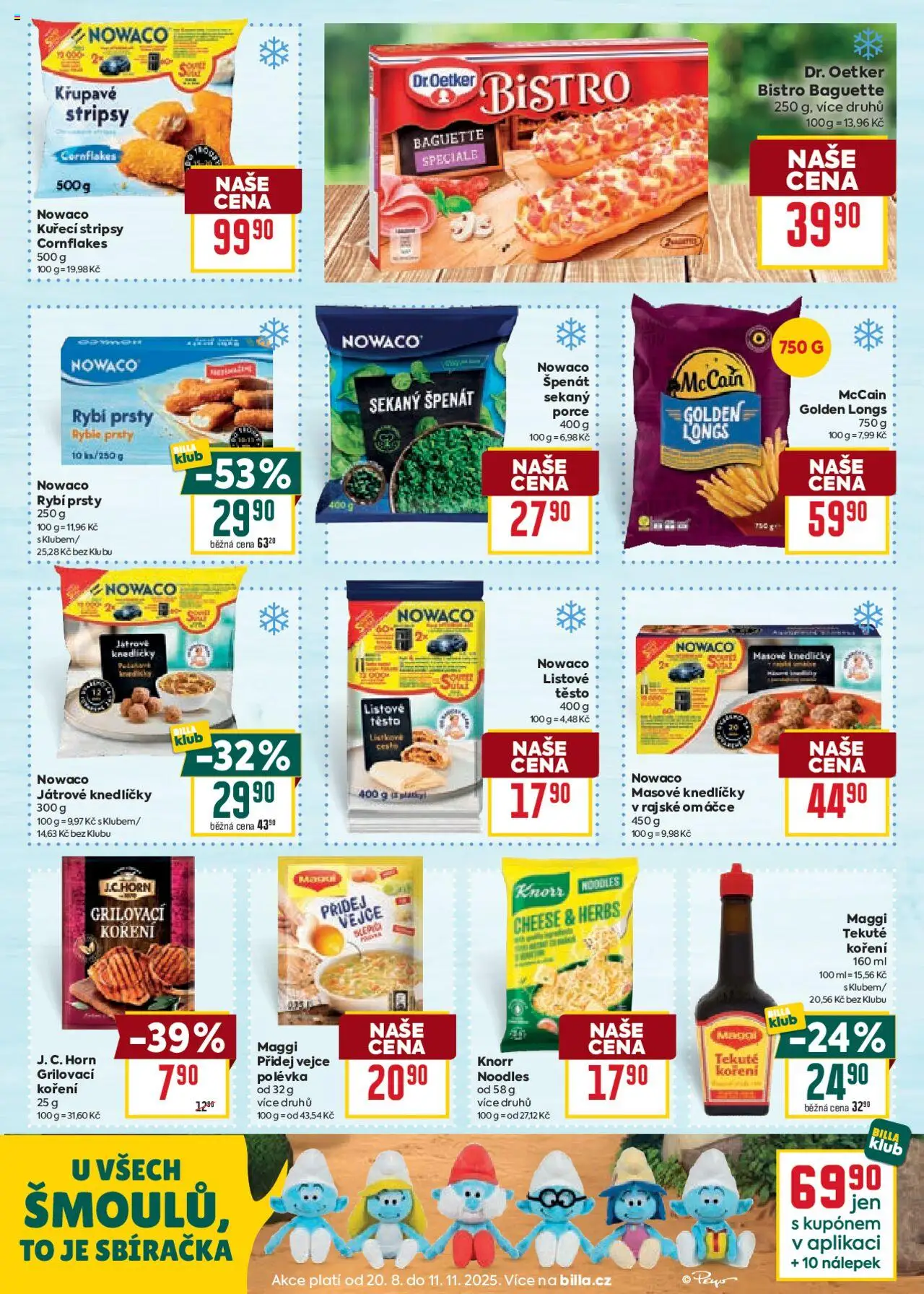 Billa Velký leták od 10.09.2025 | Strana: 19 | Produkty: Cornflakes, Listové těsto, Špenát, Těsto
