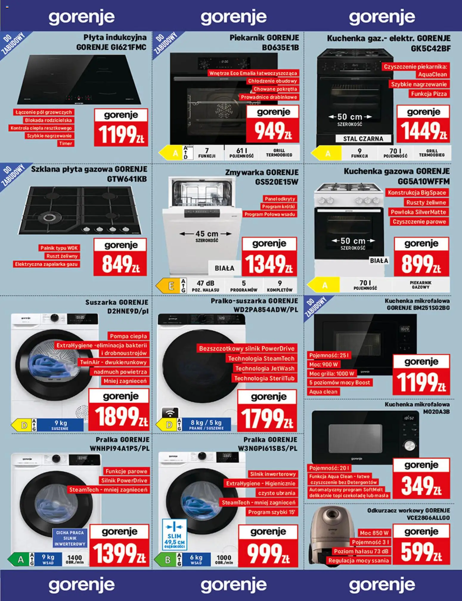 Neopunkt Gazetka od 16.02.2026 | Strona: 2 | Produkty: Kuchenka mikrofalowa, Kuchenka, Grill, Odkurzacz