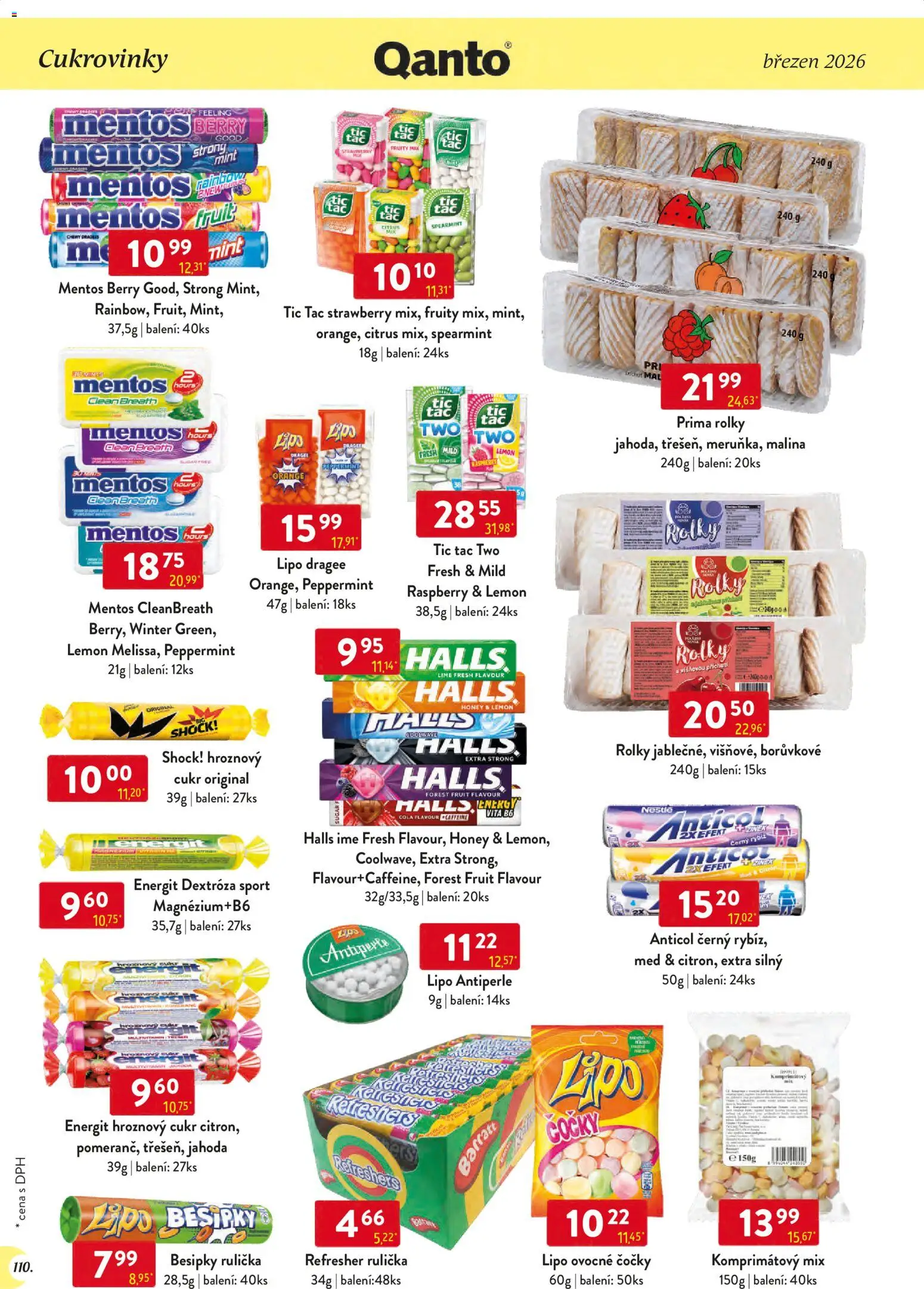 Astur & Qanto leták - Velkoobchod 03/2026 od 01.03.2026 | Strana: 110 | Produkty: Med, Tác, Citron, Cola