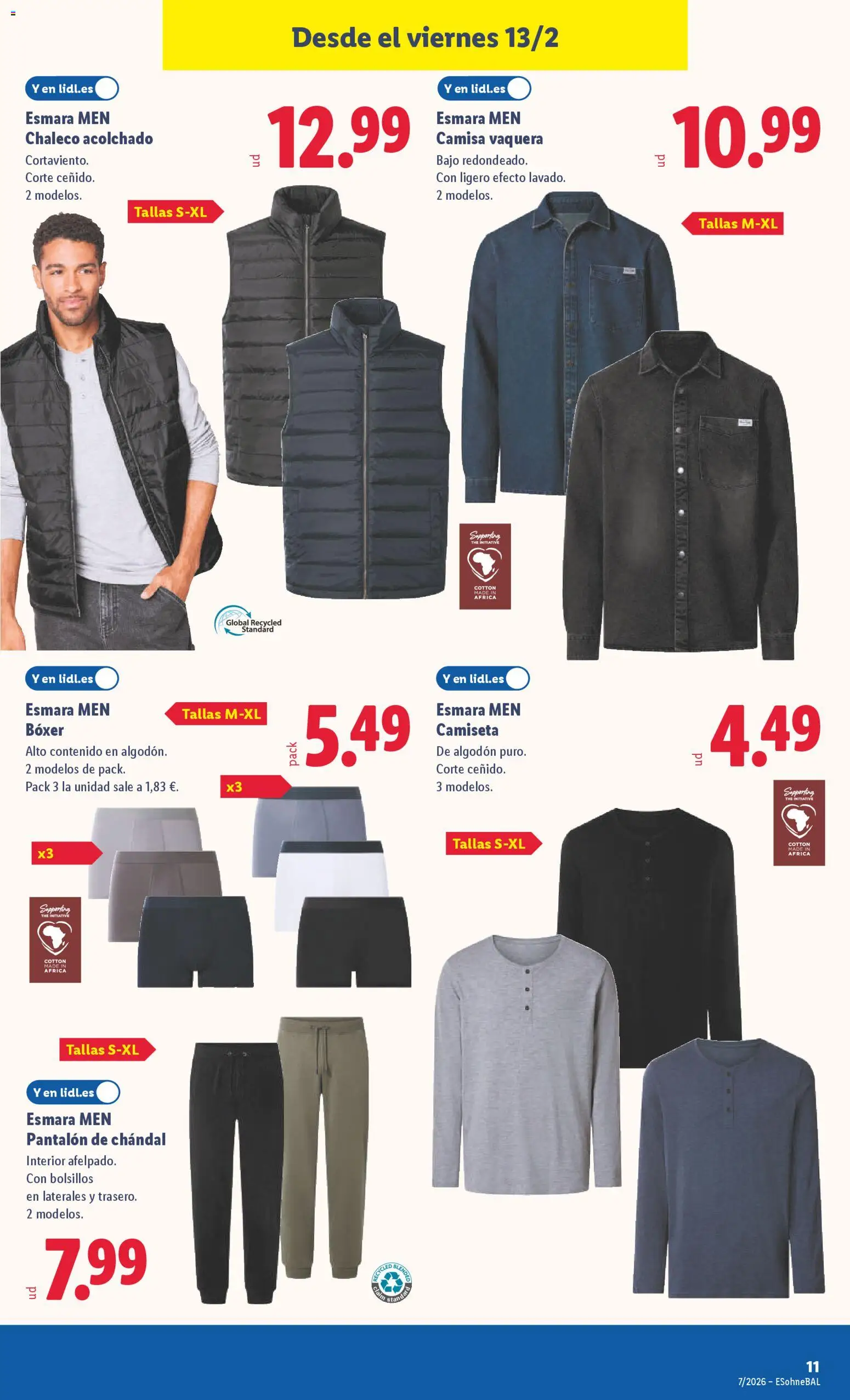 Lidl folleto de bazar │ válido desde el 09.02.2026 | Página: 31 | Productos: Camisa, Chaleco, Pantalón de chándal