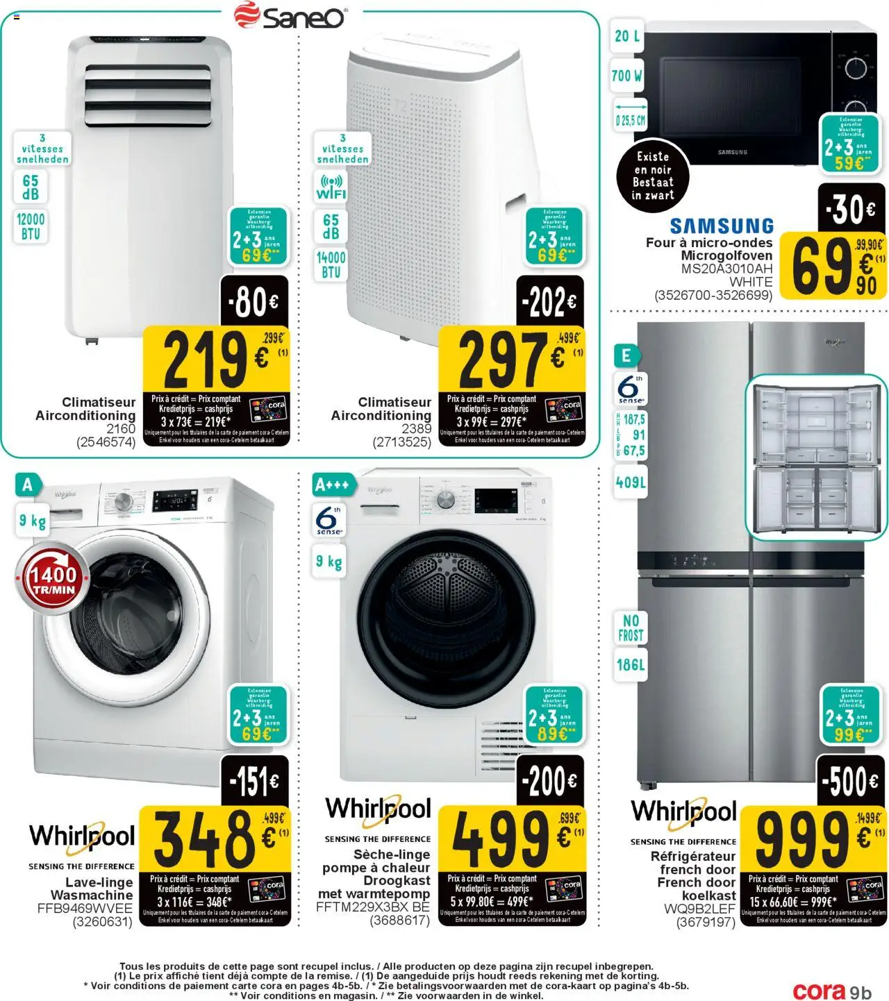  | Pagina: 9 | Producten: Koelkast, Wasmachine, Airconditioning, La