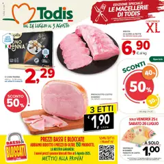 Anteprima del volantino Todis Macelleria catalogo valido a partire dal 24.07.2025
