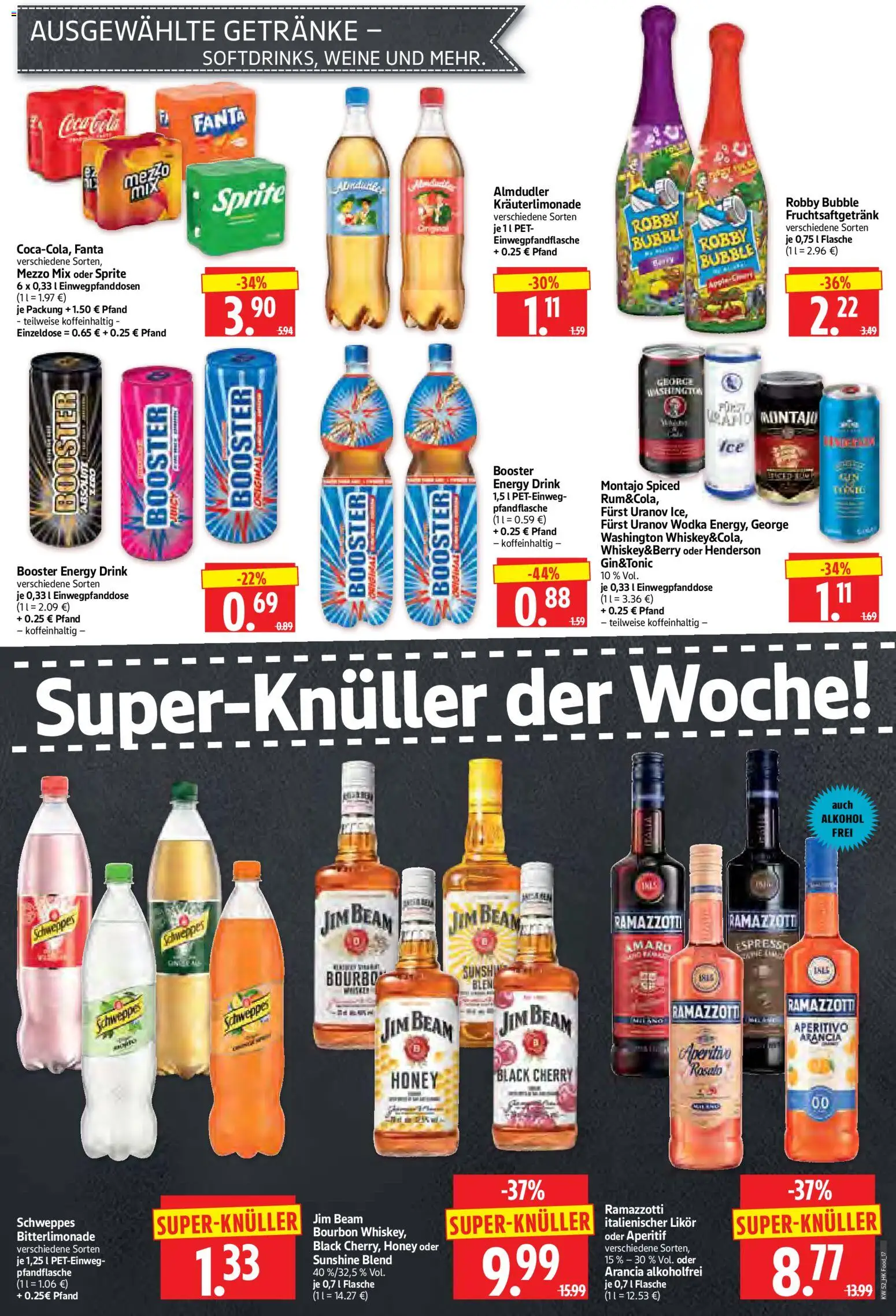 HERKULES Prospekt 	 – gültig ab 22.12.2025 | Seite: 17 | Produkte: Fanta, Sprite, Bourbon, Ramazzotti