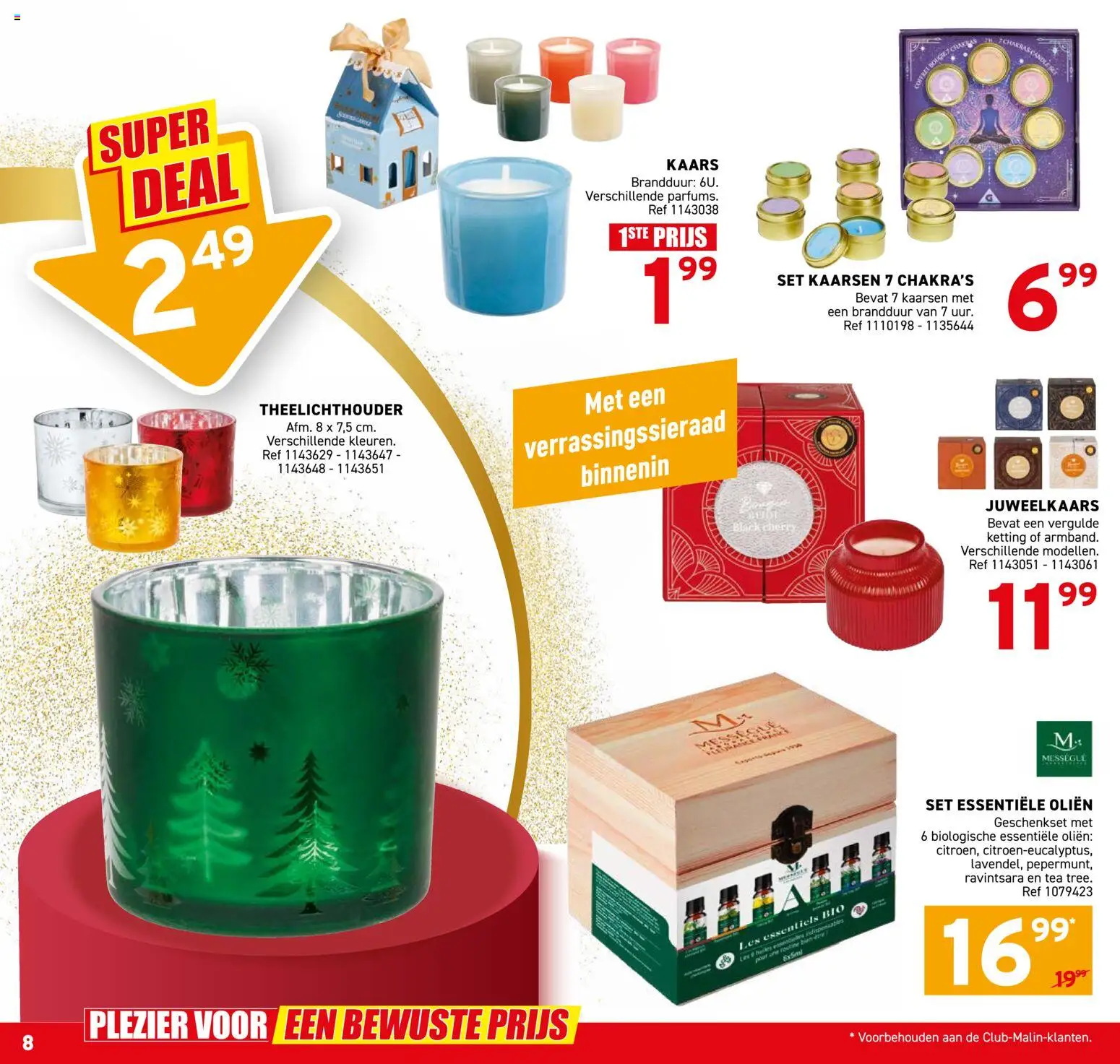 {H1} | Pagina: 8 | Producten: Kaarsen, Ketting, Oliën, Kaars