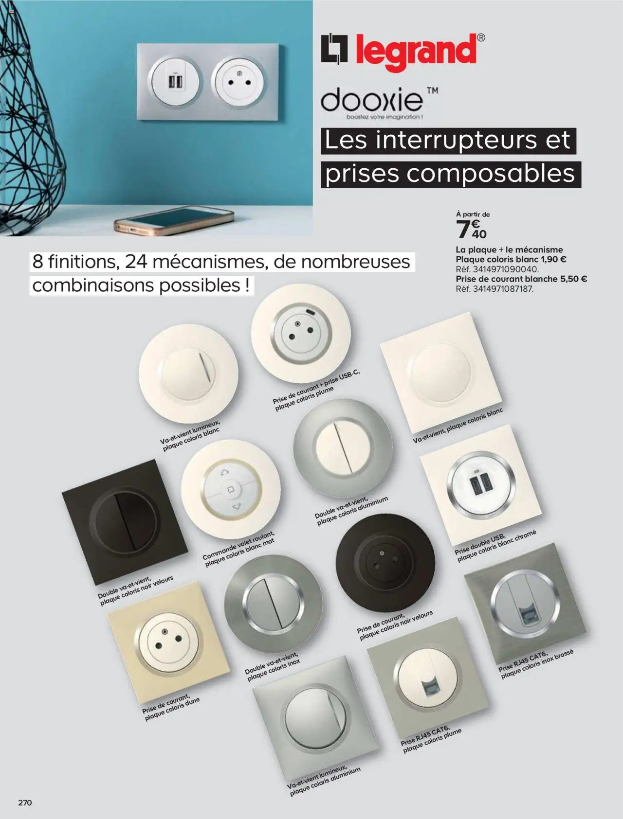 {H1} | Page: 270 | Produits: Brosse, Prises, Prise