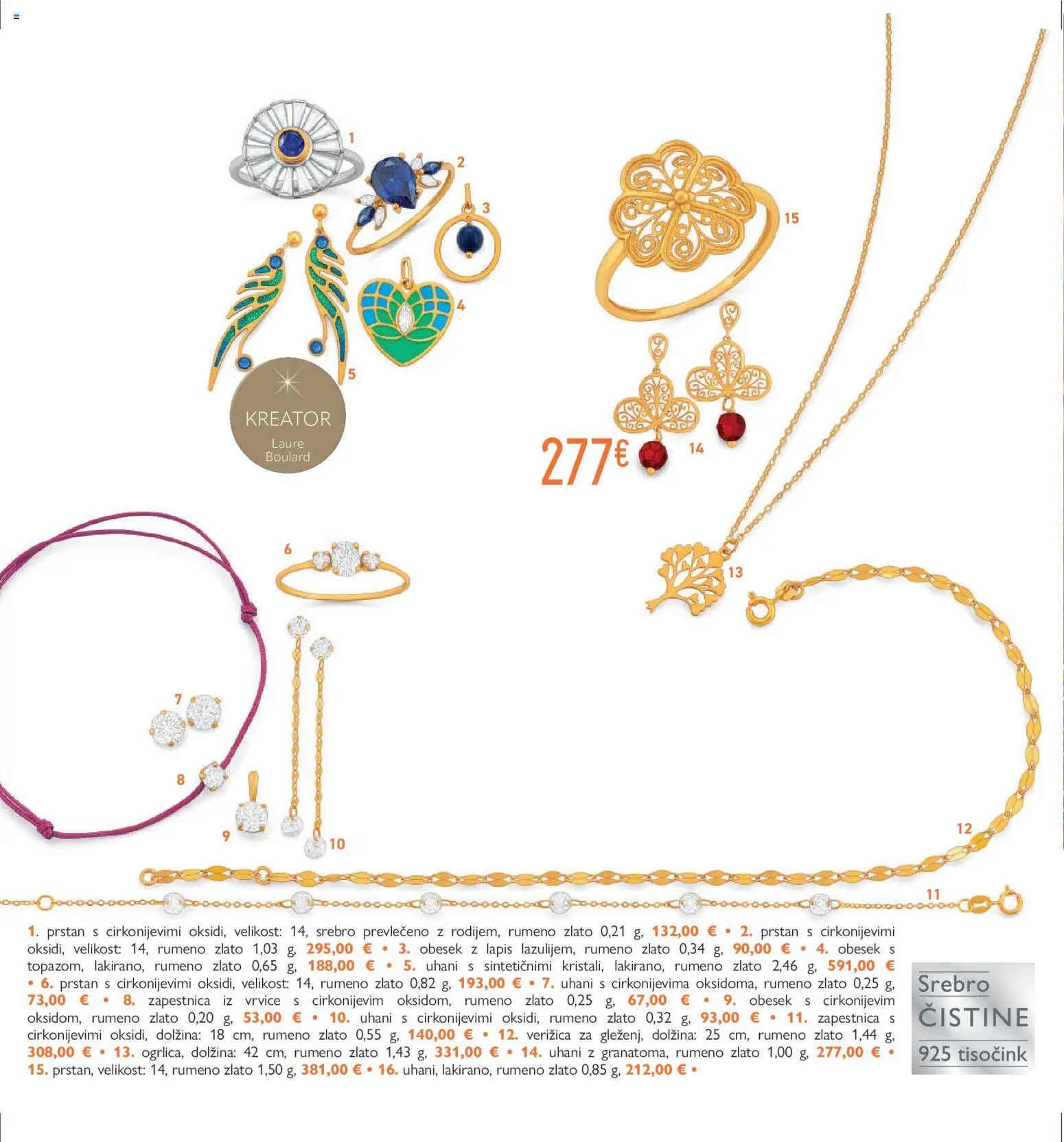 Novi E.leclerc katalog ponudbe – veljaven od 07.04.2026 | Stran: 20 | Izdelki: Zapestnica, Prstan, Uhani