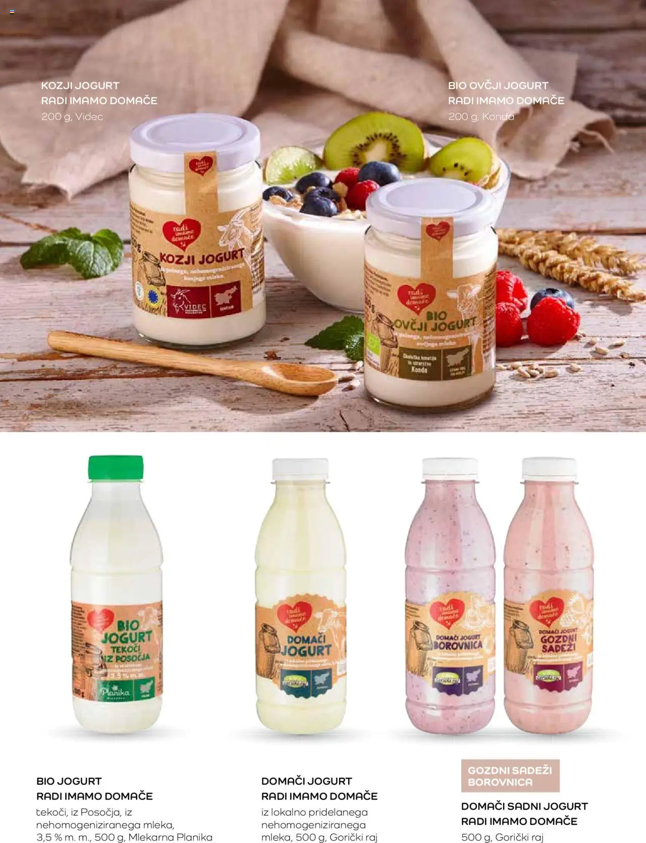 Novi Mercator katalog ponudbe – veljaven od 07.03.2024 | Stran: 11 | Izdelki: Jogurt