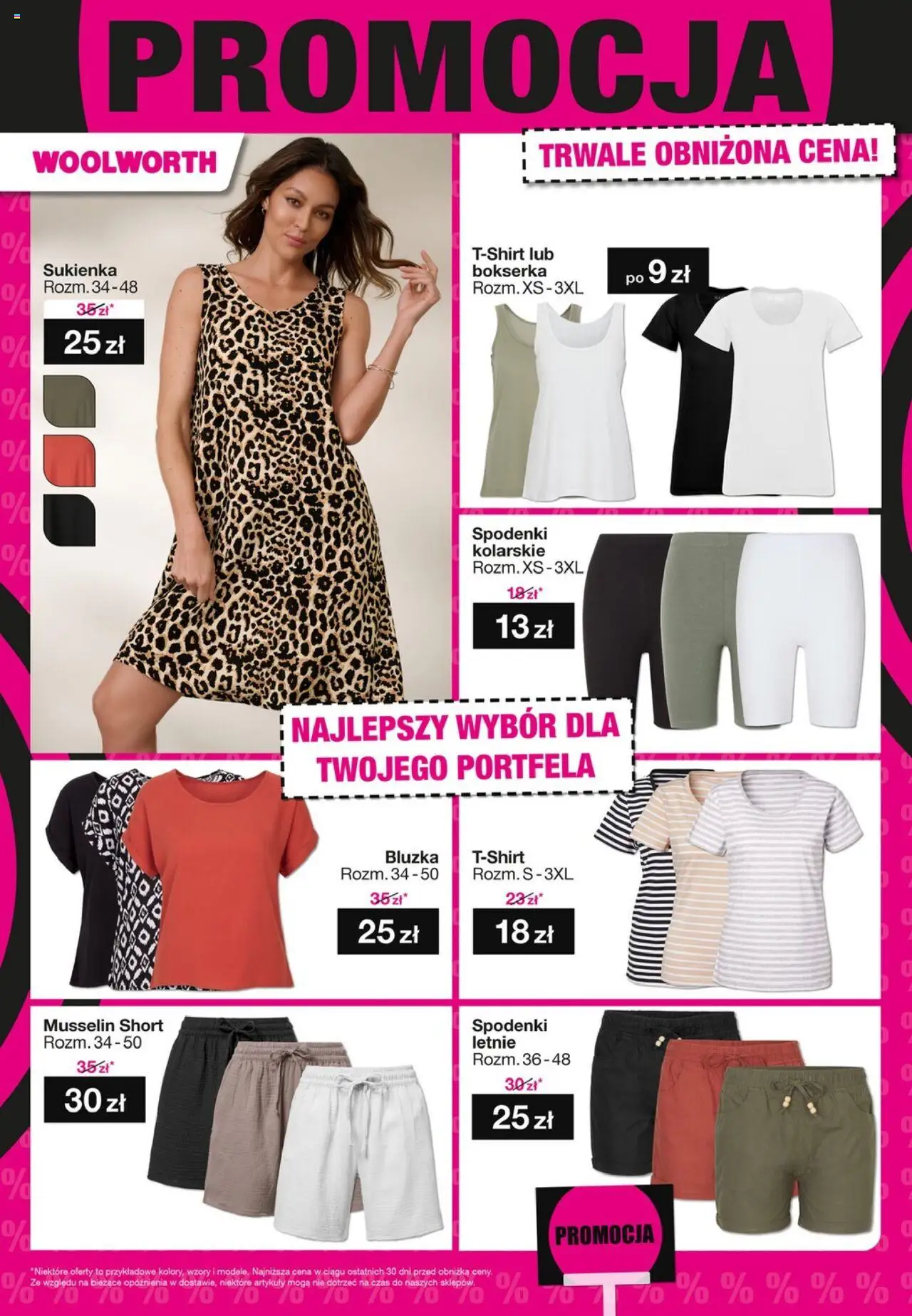 Woolworth Gazetka od 08.08.2025 | Strona: 15 | Produkty: Bluzka, Spodenki, Sukienka