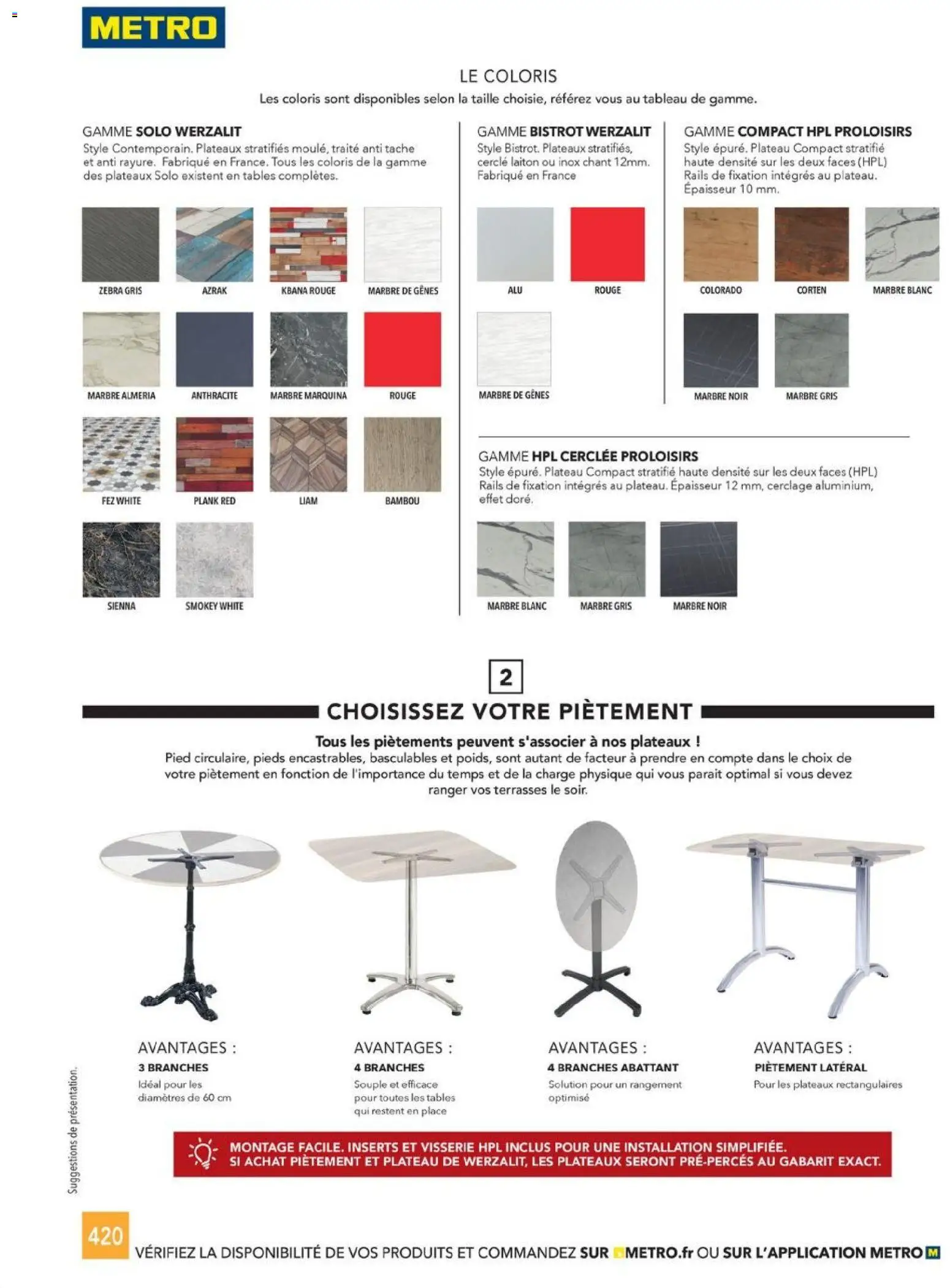 {H1} | Page: 420 | Produits: Plateau