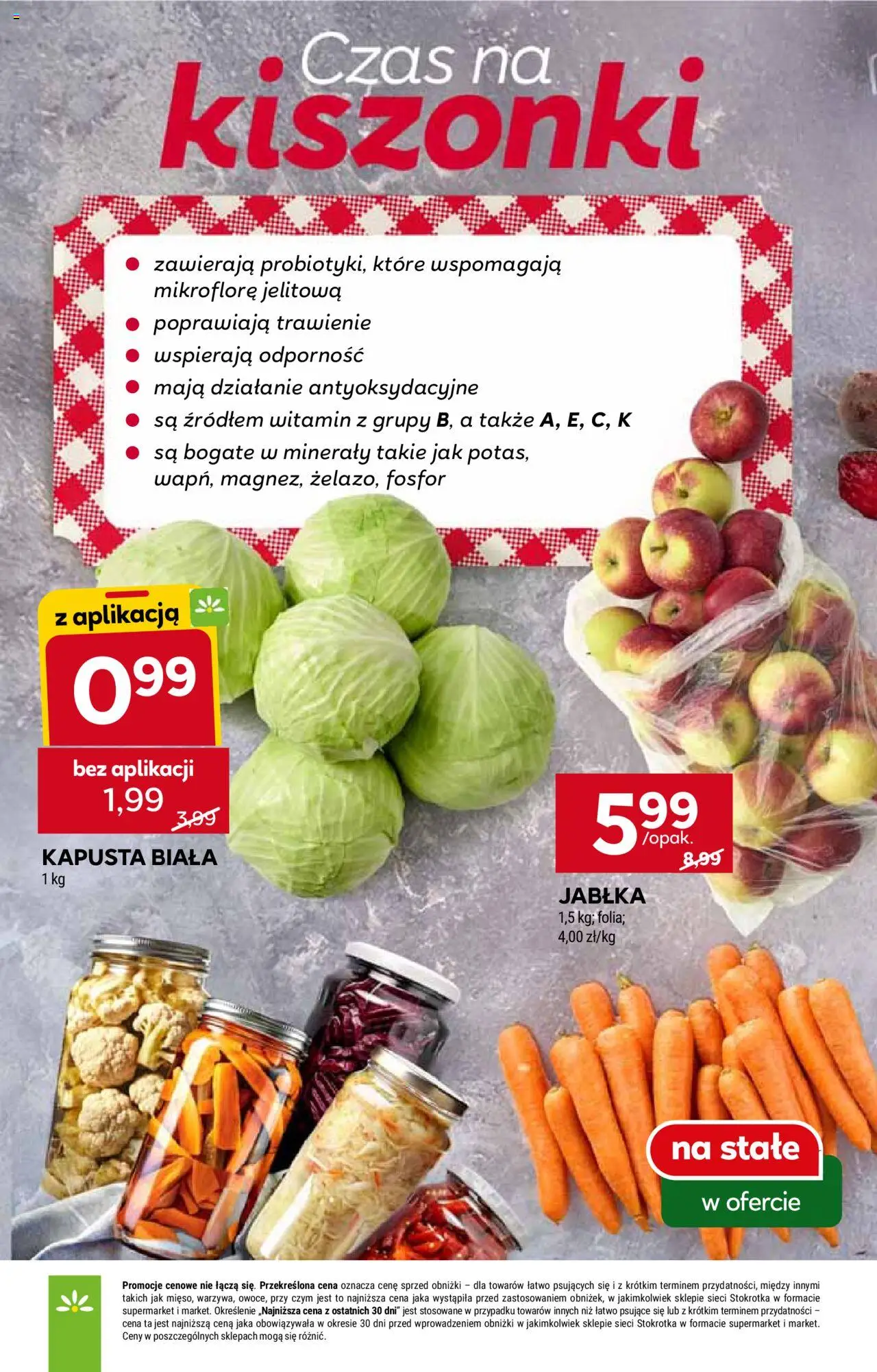 Stokrotka Gazetka od 02.10.2025 | Strona: 8 | Produkty: Kapusta, Stokrotka, Jabłka, Kapusta biała