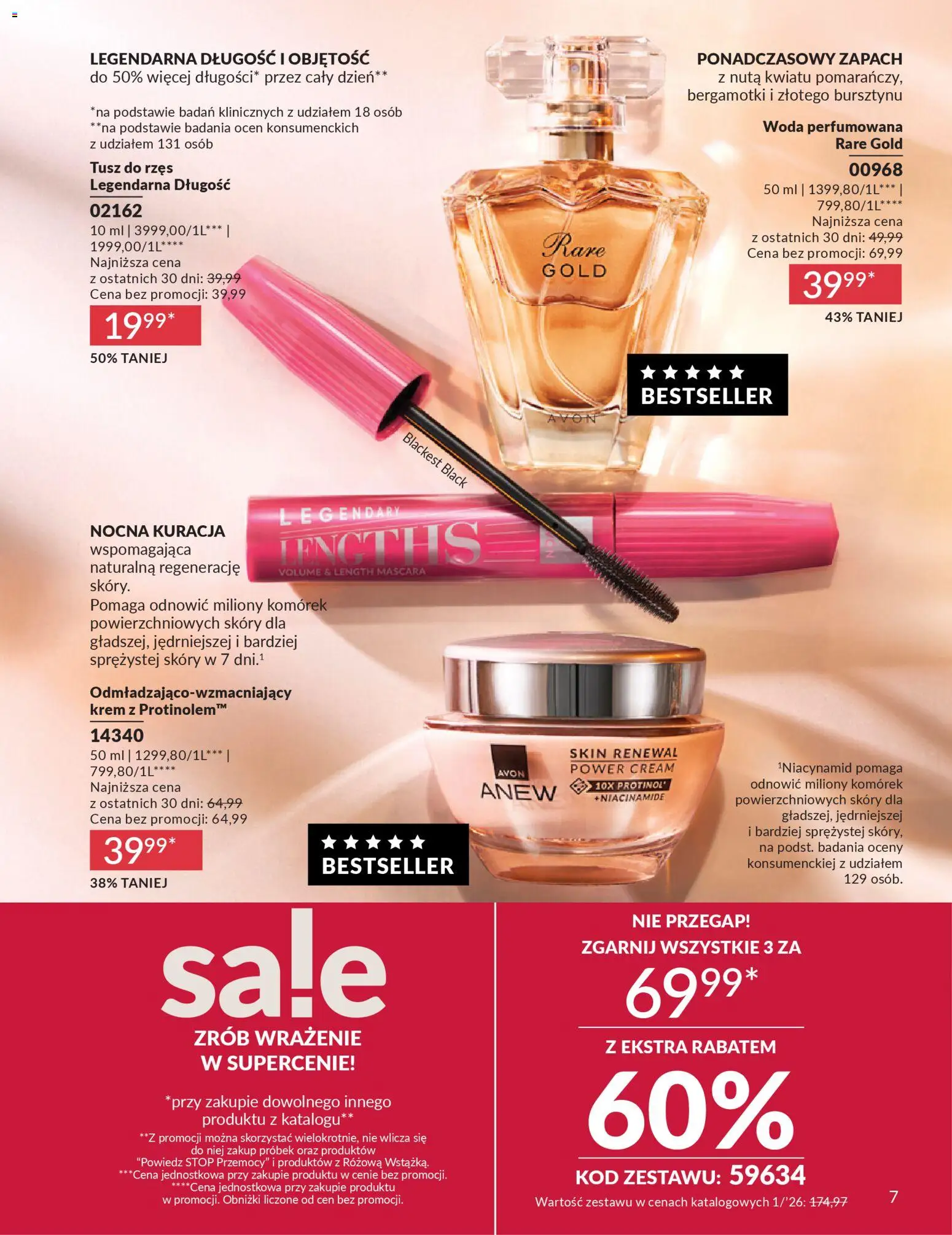 Avon Katalog 1 2026 od 01.01.2026 | Strona: 6 | Produkty: Zapach, Tusz do rzęs, Krem, Woda