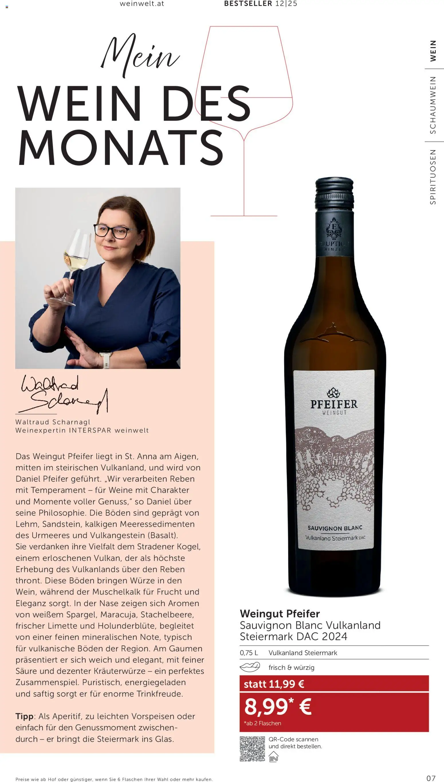 Interspar Wein Welt gültig ab 20.11.2025 | Seite: 7 | Produkte: Limette, Wein
