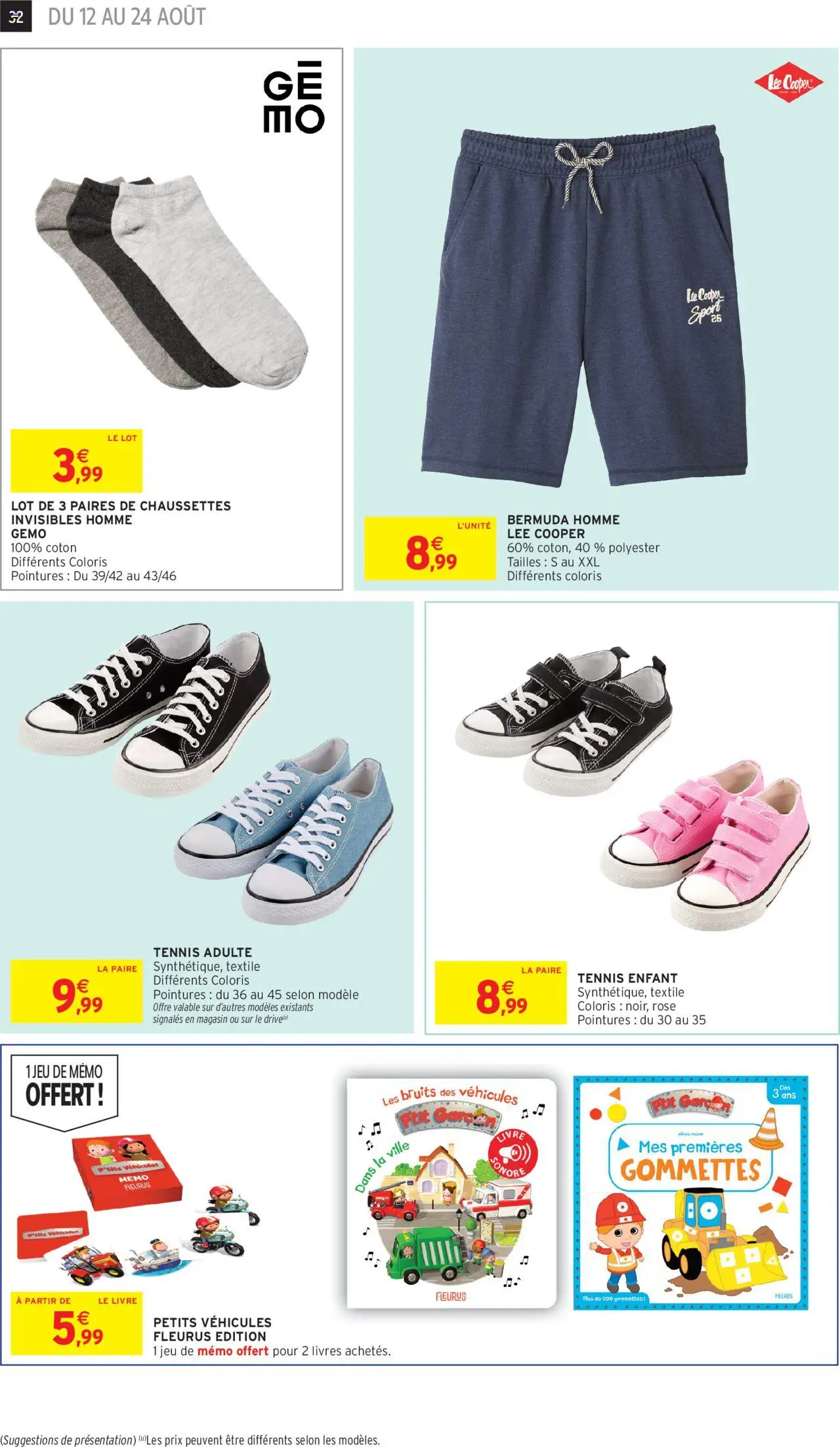  | Page: 32 | Produits: Bermuda, Coton, Shorts, Livre