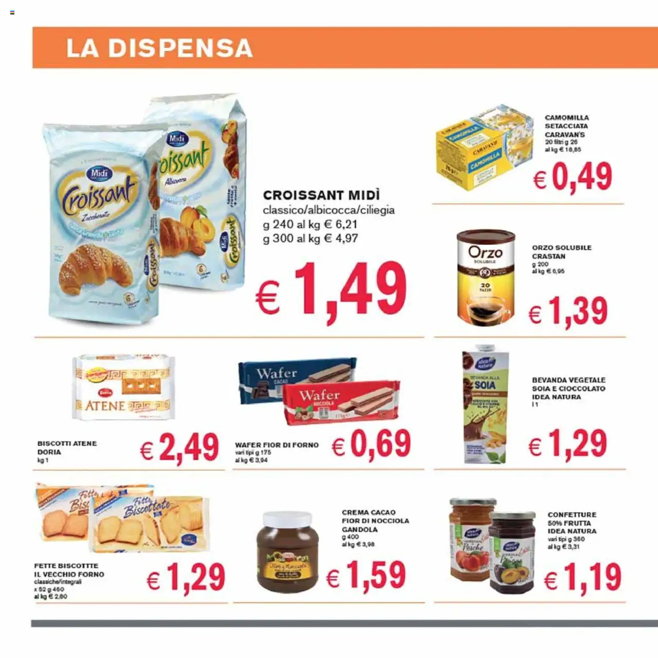 Volantino Coal del 09.10.2025 | Pagina: 8 | Prodotti: Crema, Frutta, Croissant, Cacao