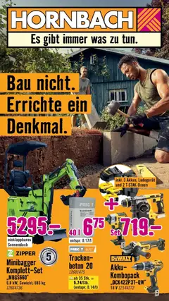 Hornbach Bau nicht. Errichte ein Denkmal. ab 03.03.2026 gültig