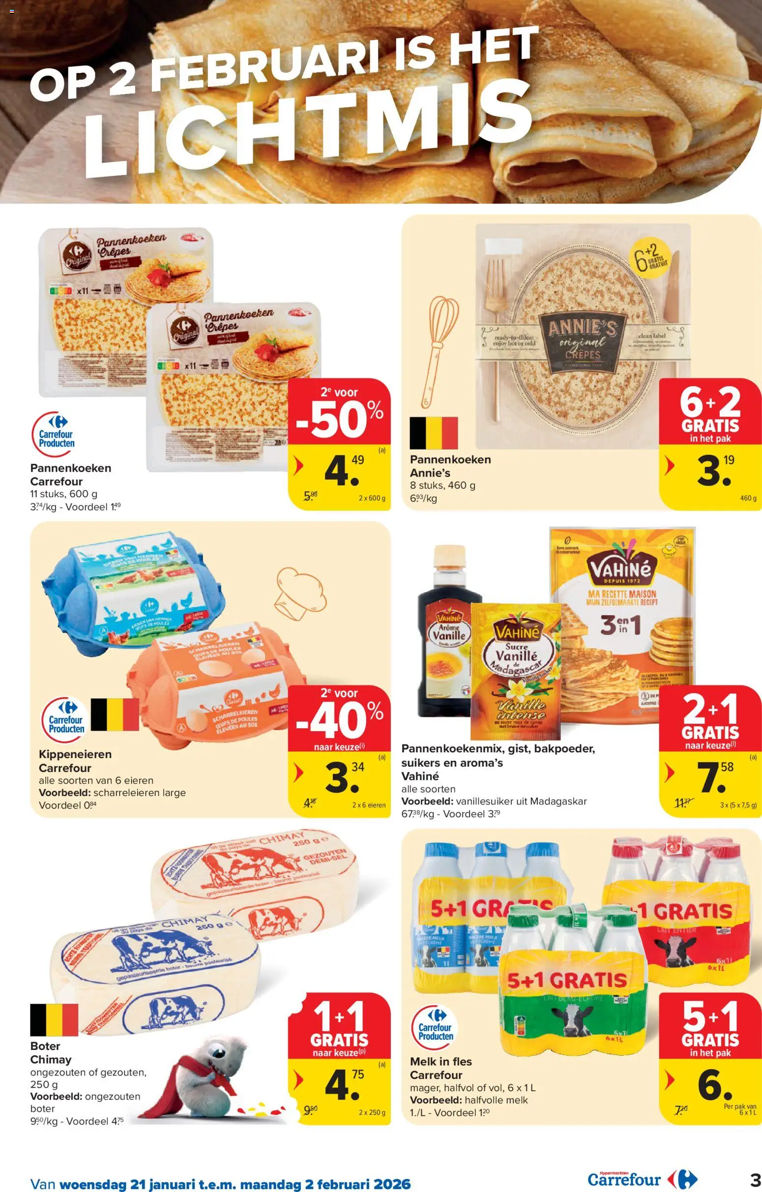 {H1} | Pagina: 3 | Producten: Pannenkoeken, Halloween tök, Melk, Boter