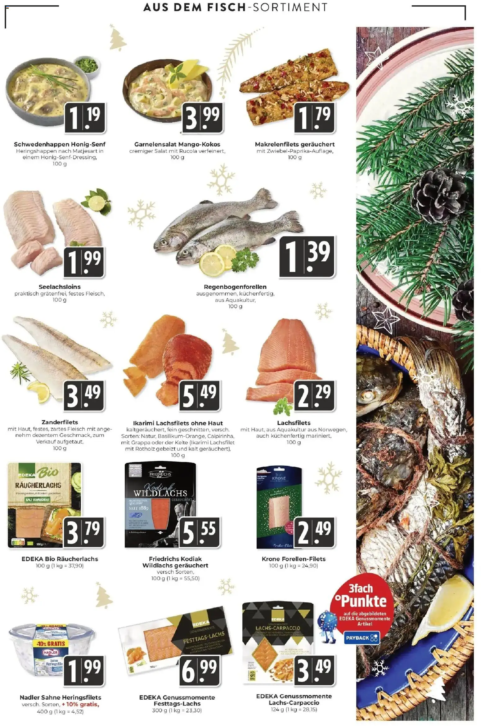 Edeka prospekt Schliengen	 – gültig ab 15.12.2025 | Seite: 7 | Produkte: Rucola, Räucherlachs, Sahne, Salat