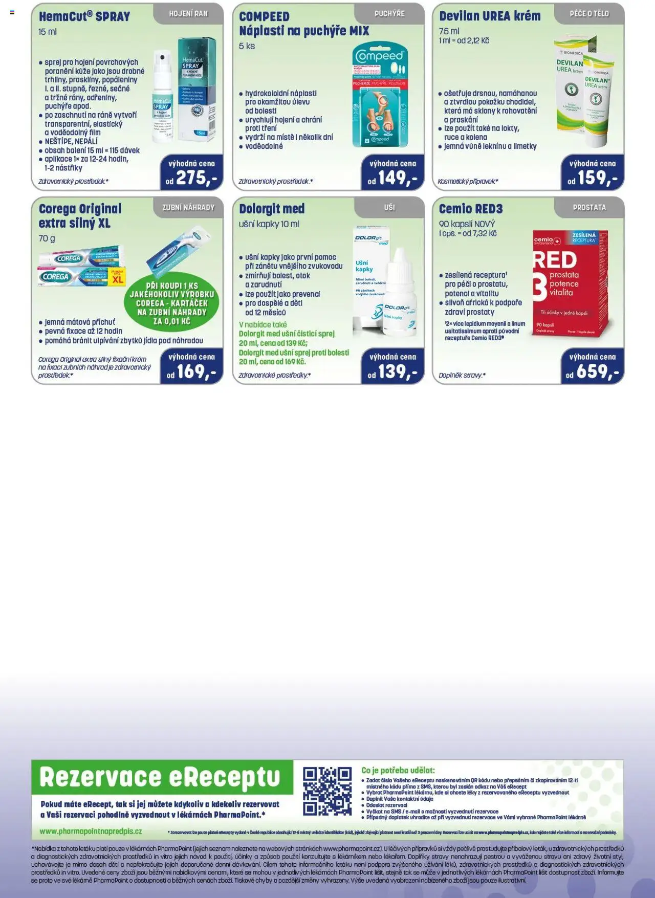 Pharmapoint leták od 01.07.2025 | Strana: 4 | Produkty: Corega, Med, Krém, Limetky