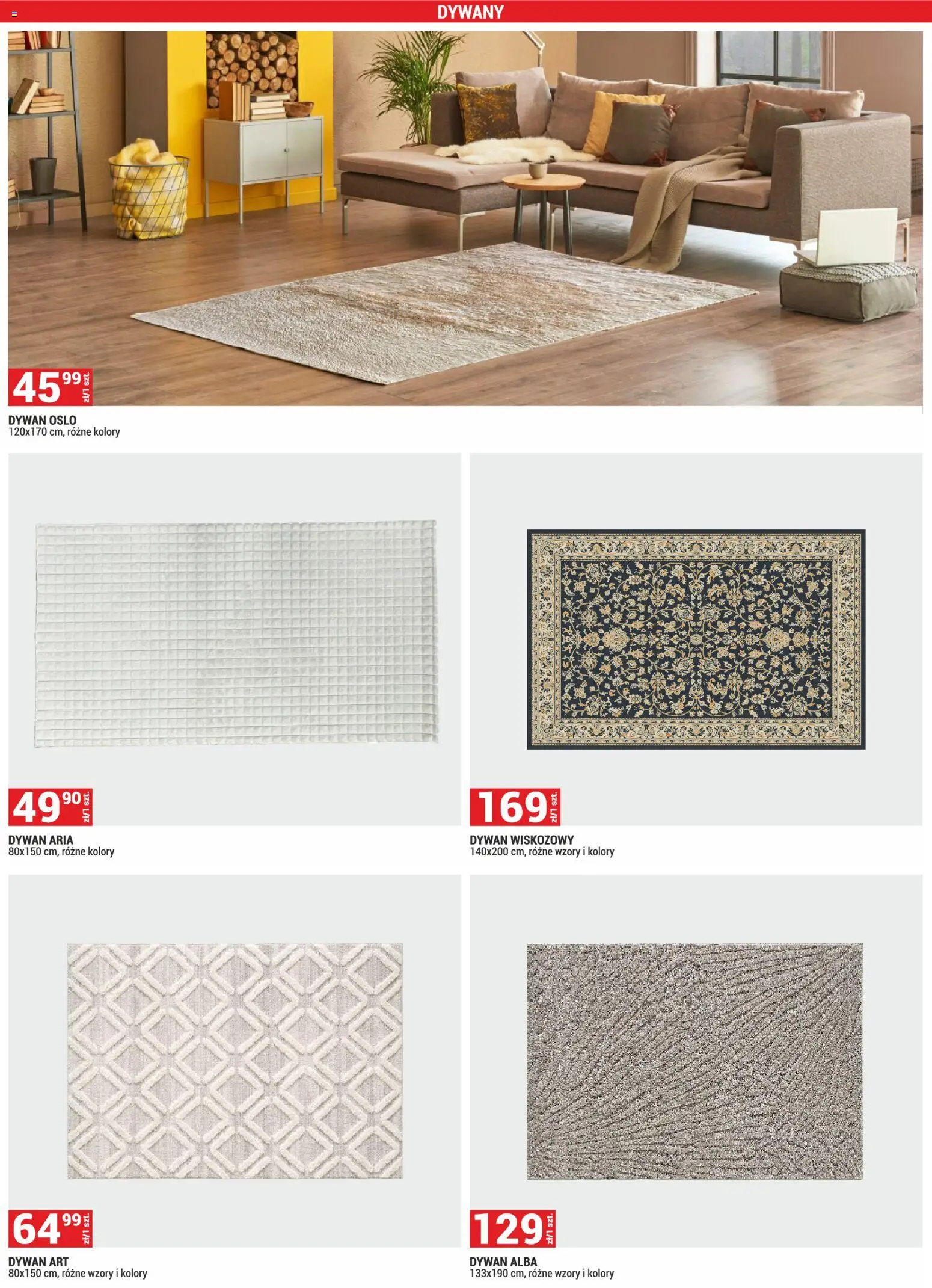 Merkury Market Gazetka od 02.01.2026 | Strona: 20 | Produkty: Dywan, Dywany