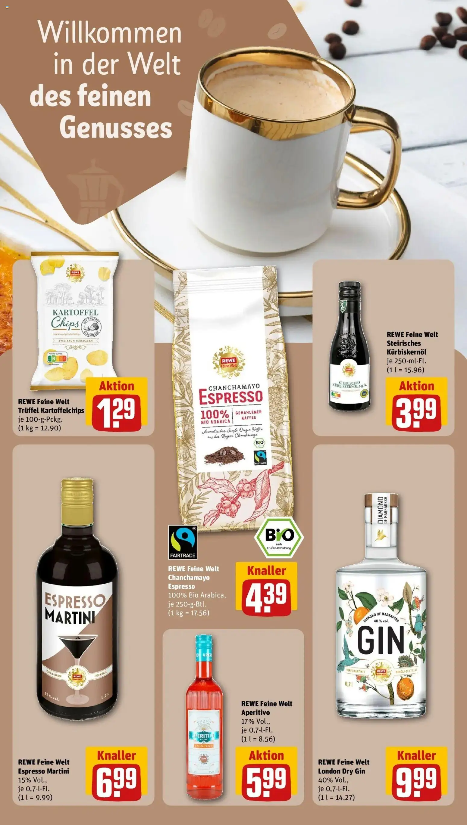 Rewe Prospekt Mudersbach / Niederschelderhütte	 – gültig ab 15.03.2026 | Seite: 20 | Produkte: Martini, Kaffee, Gin, Chips
