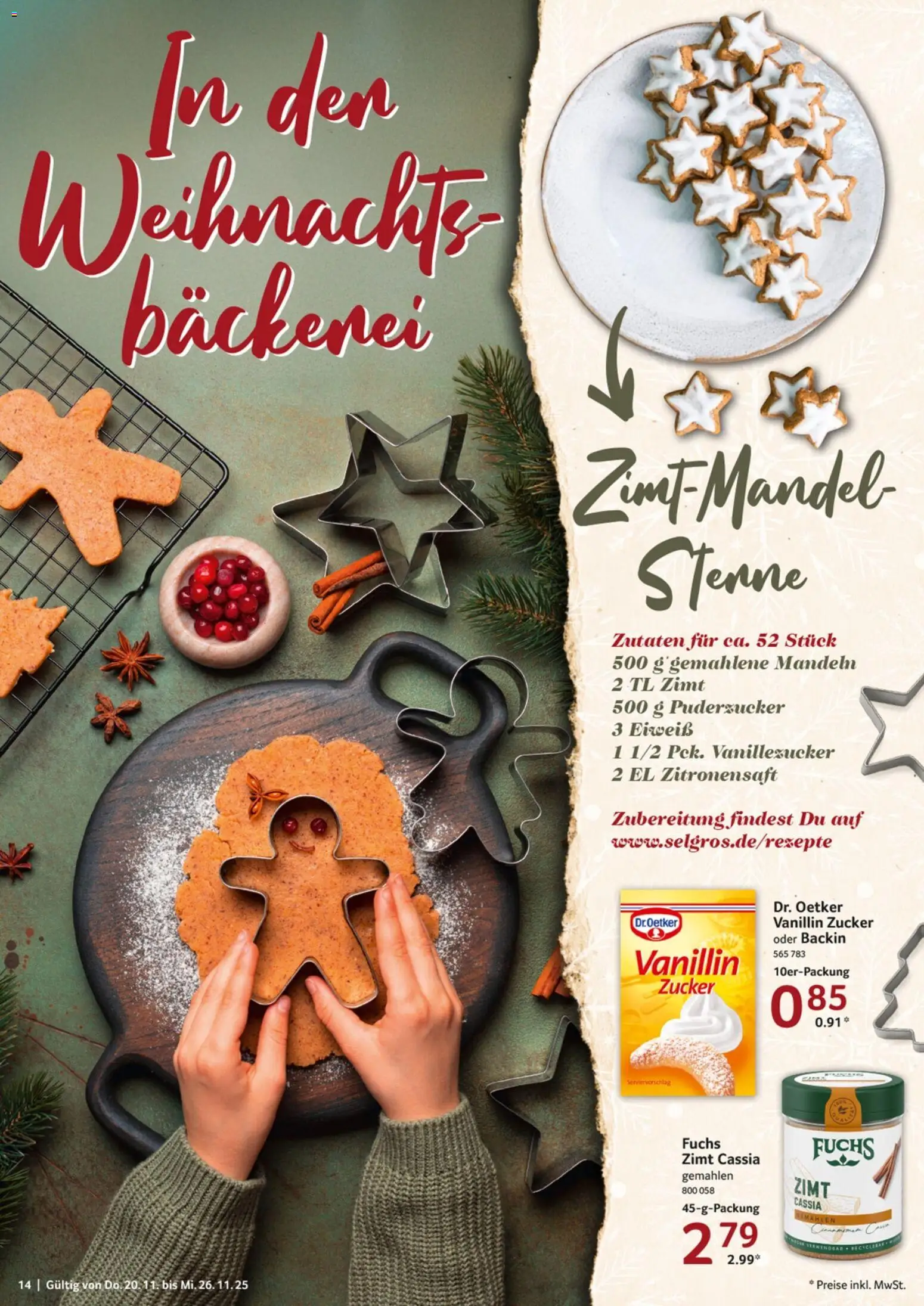 Selgros - Black Friday – gültig ab 20.11.2025 | Seite: 14 | Produkte: Bäckerei, Mandeln, Zucker