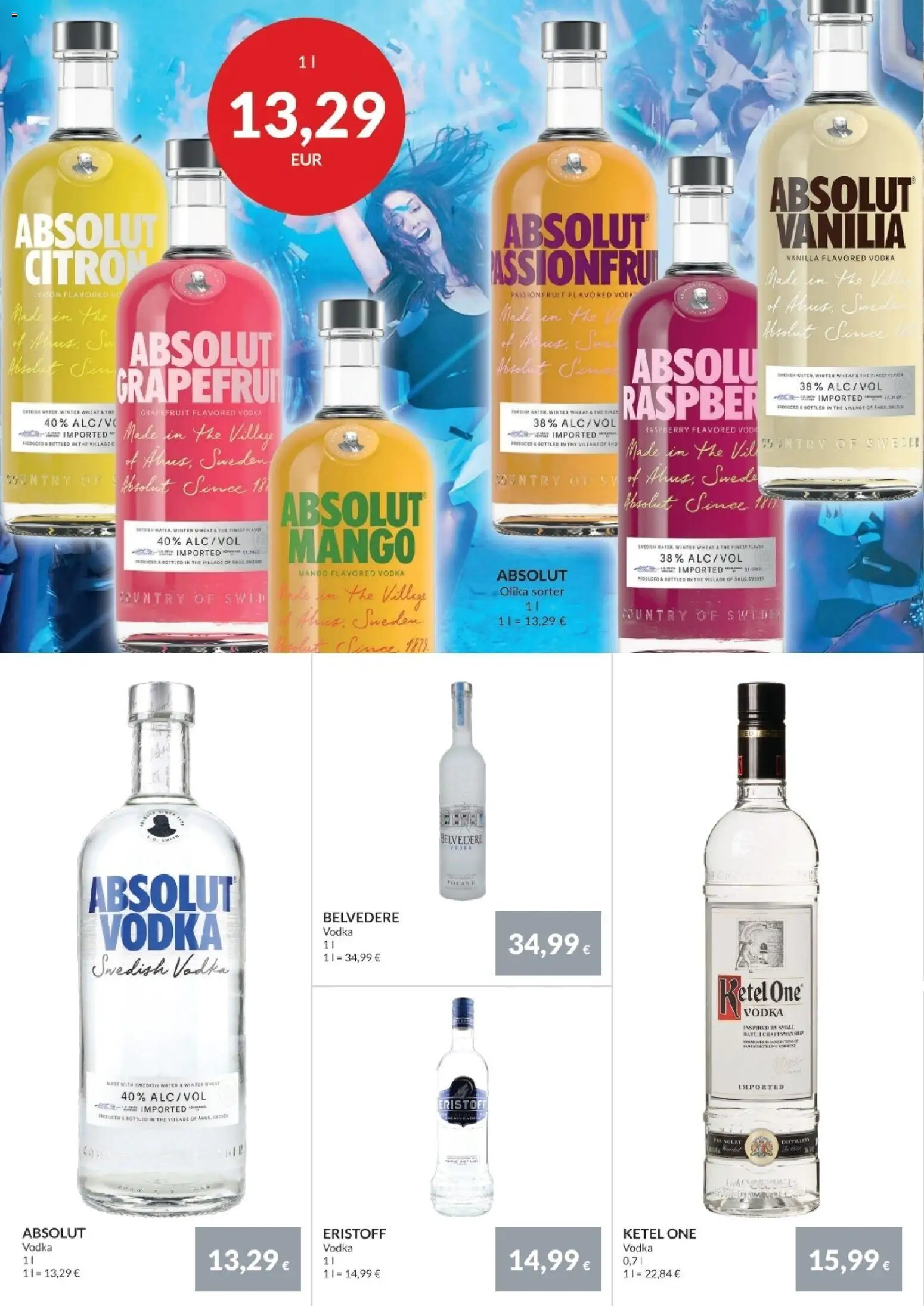 Nielsen Discount tilbudsavis – gyldig fra 09.04.2026 | Side: 40 | Produkter: Mango, Vodka