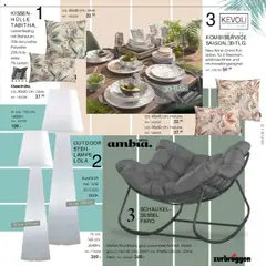 Zurbrüggen Garten Trends 2025 - gültig ab dem 18.02.2025 | Seite: 77 | Produkte: Hülle, Kissen, Sessel, Lampe