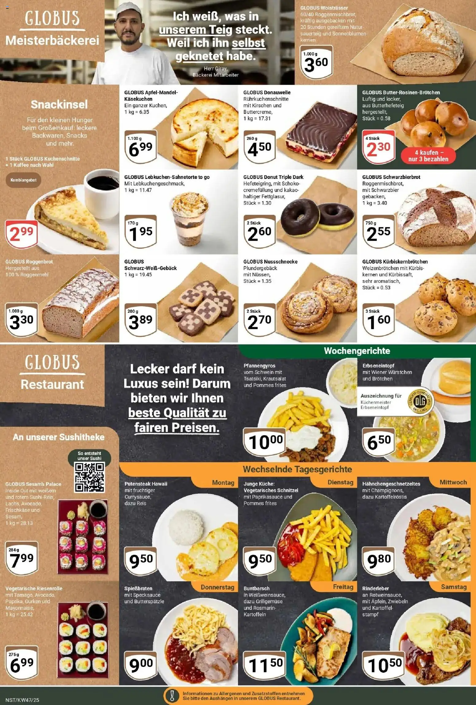 Globus prospekt Neustadt	 – gültig ab 17.11.2025 | Seite: 7 | Produkte: Kaffee, Zwiebeln, Kürbis, Gurken