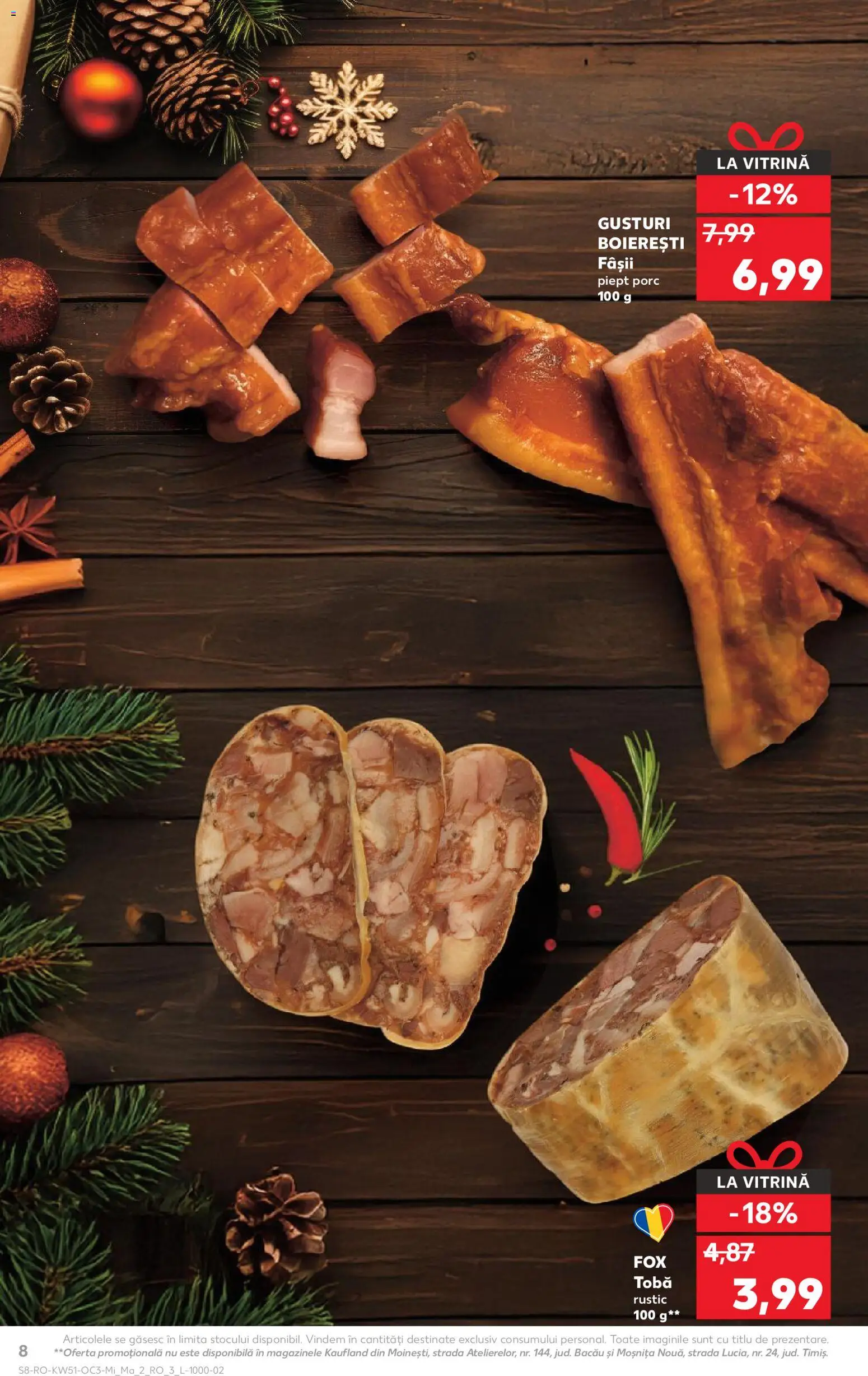 Noul catalog Kaufland – valabil de la 17.12.2025 | Pagină: 8 | Produse: Vitrină