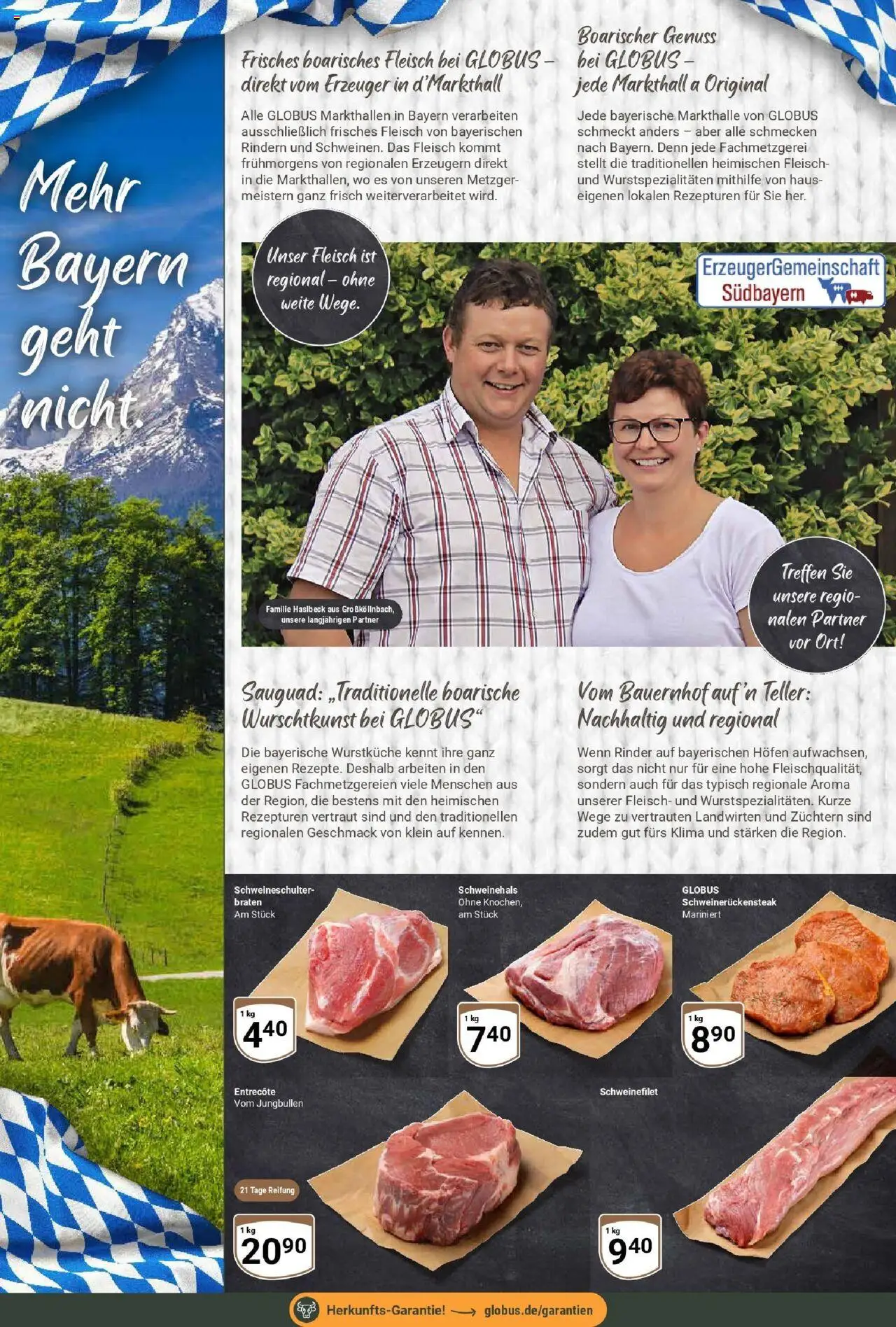 Globus prospekt Freilassing	 - gültig ab dem 15.06.2025 | Seite: 7 | Produkte: Entrecote, Schweinefilet, Steak, Fleisch