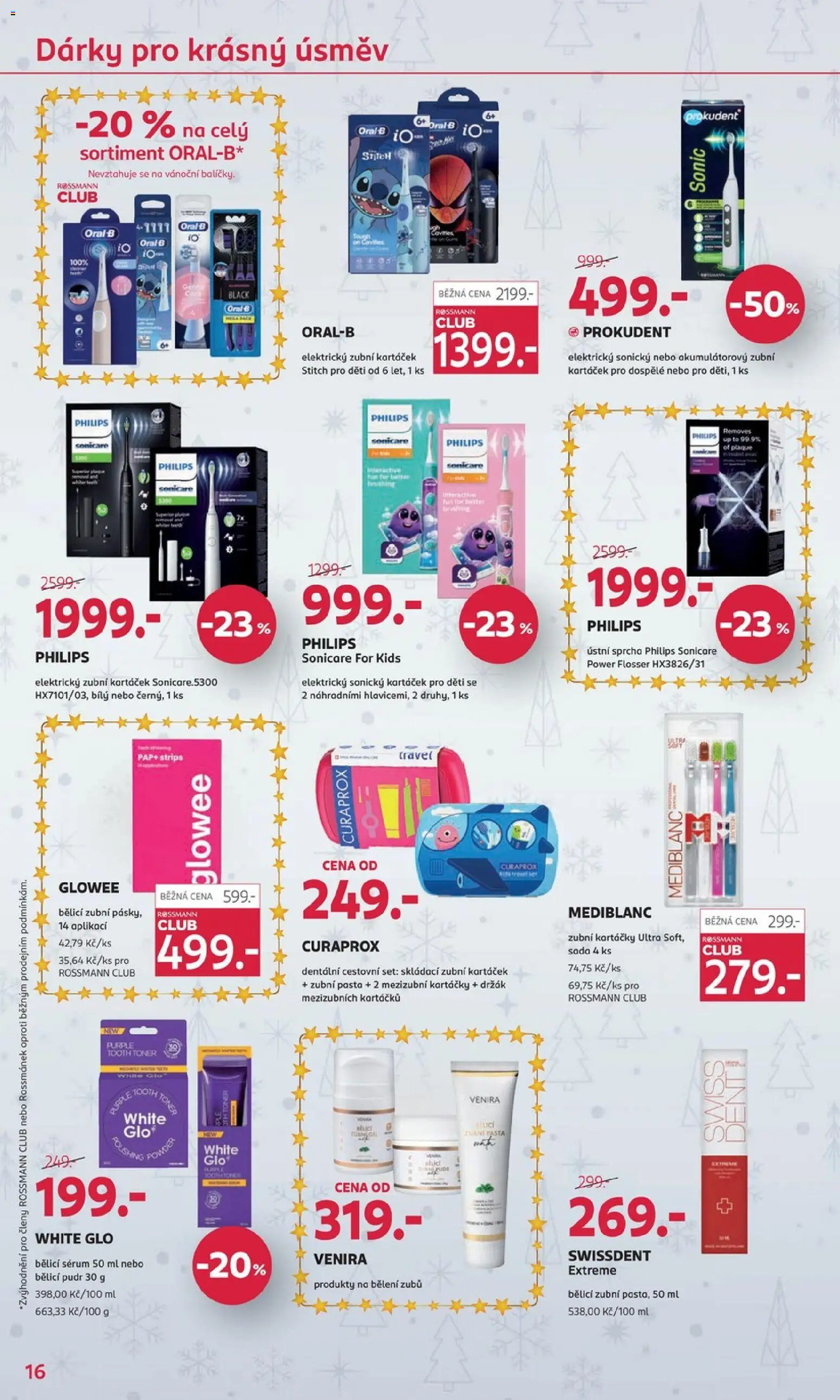 Rossmann katalog - Vánoce od 19.11.2025 | Strana: 16 | Produkty: Sérum, Sprcha, Toner, Sonický kartáček