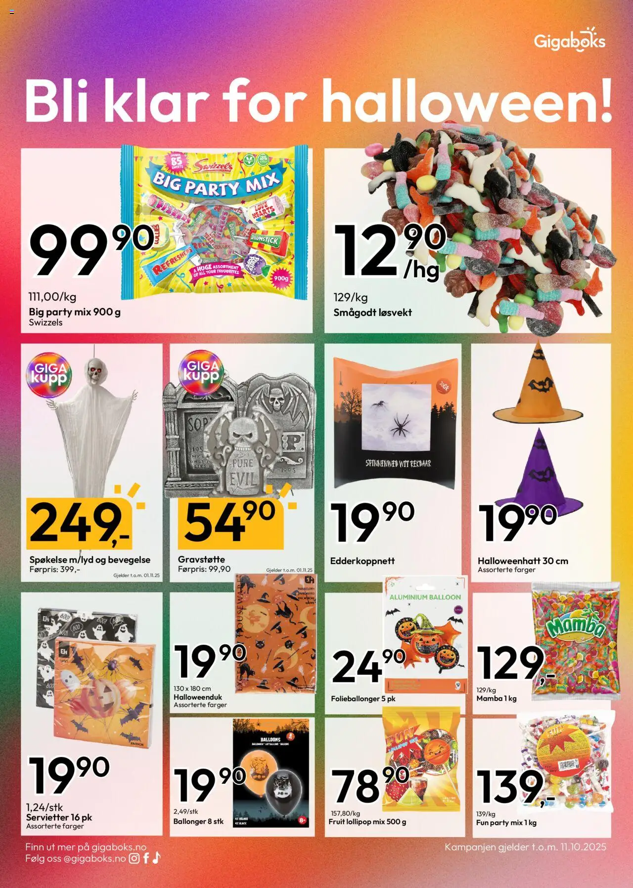 {H1} | Side: 7 | Produkter: Smågodt, Суміш дитяча, Servietter