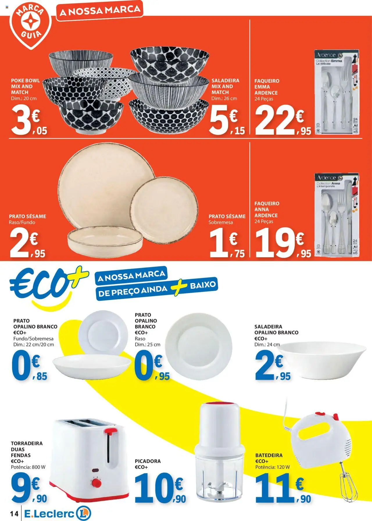 E.Leclerc - Folheto Especial Marca Guia │ válido de 09.09.2025 | Página: 14 | Produtos: Batedeira, Torradeira