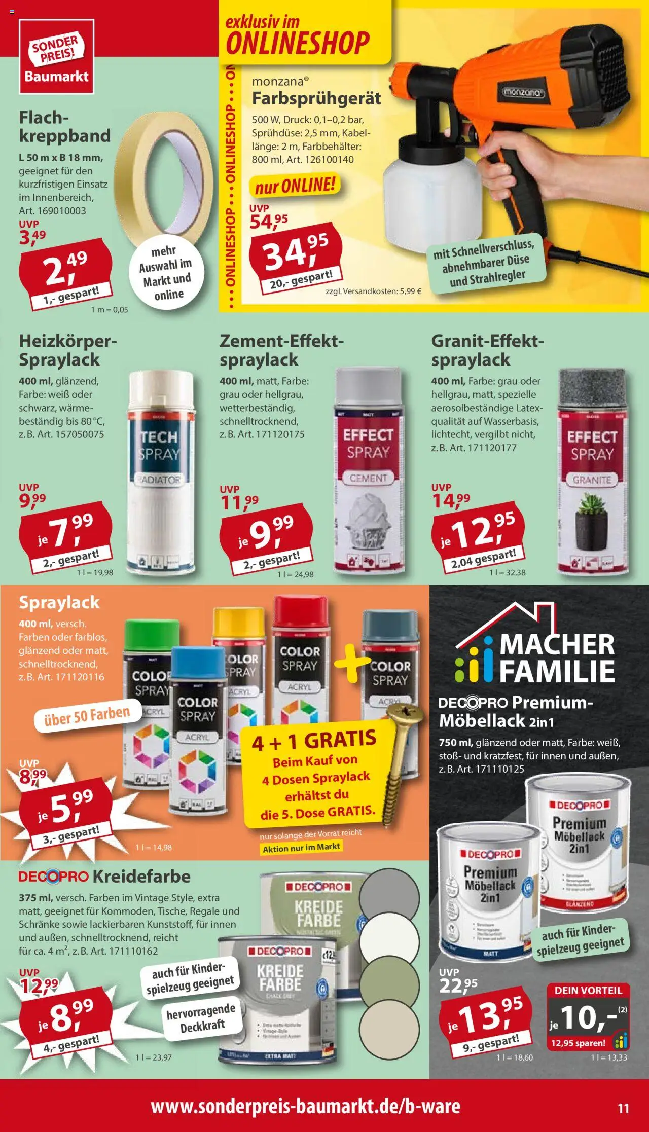 Sonderpreis Baumarkt Prospekt 	 – gültig ab 13.09.2025 | Seite: 11 | Produkte: Kabel, Heizkörper