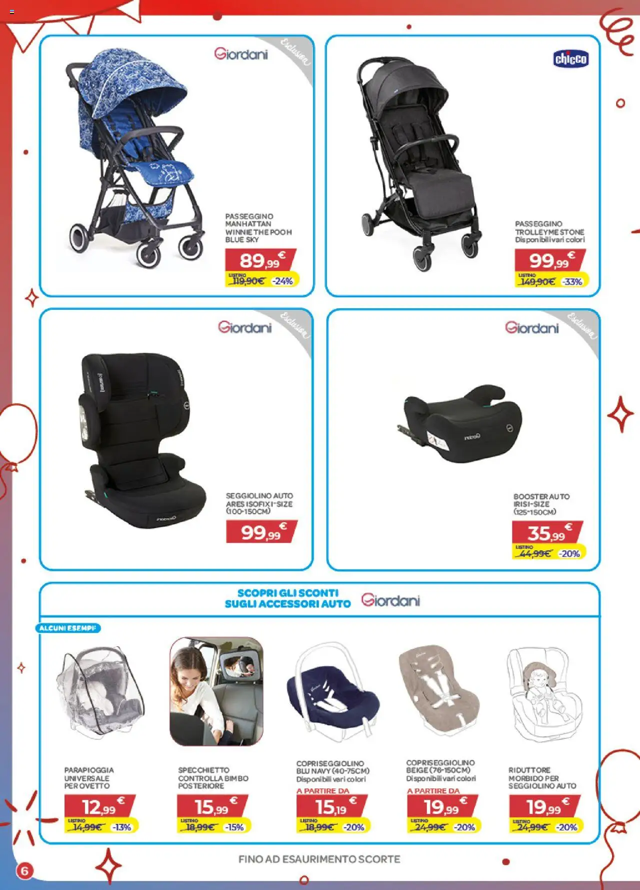 Volantino Bimbo store del 02.10.2025 | Pagina: 6 | Prodotti: The, Passeggino, Seggiolino