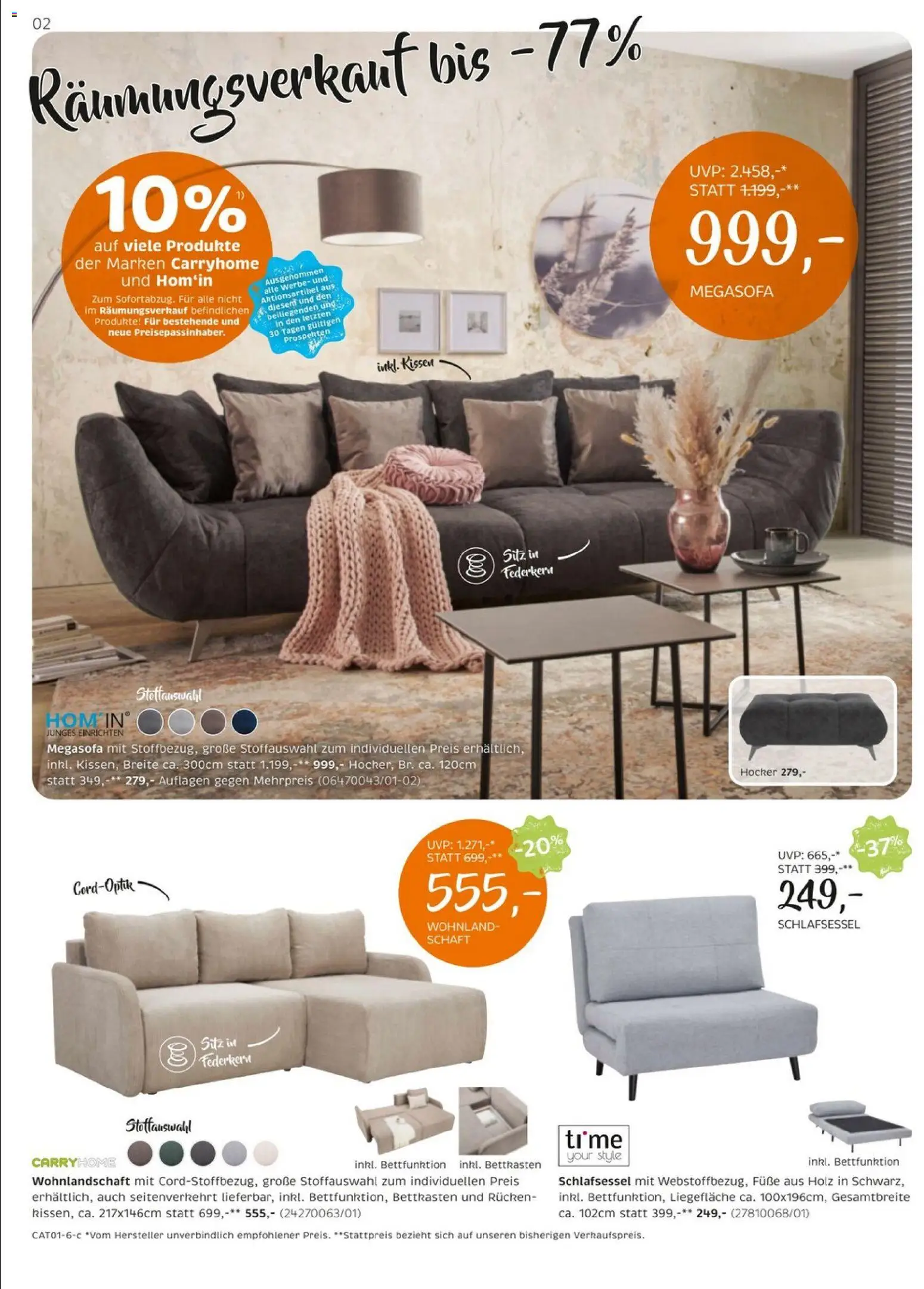 XXXLutz Carry Home gültig ab 05.01.2025 | Seite: 2 | Produkte: Kissen