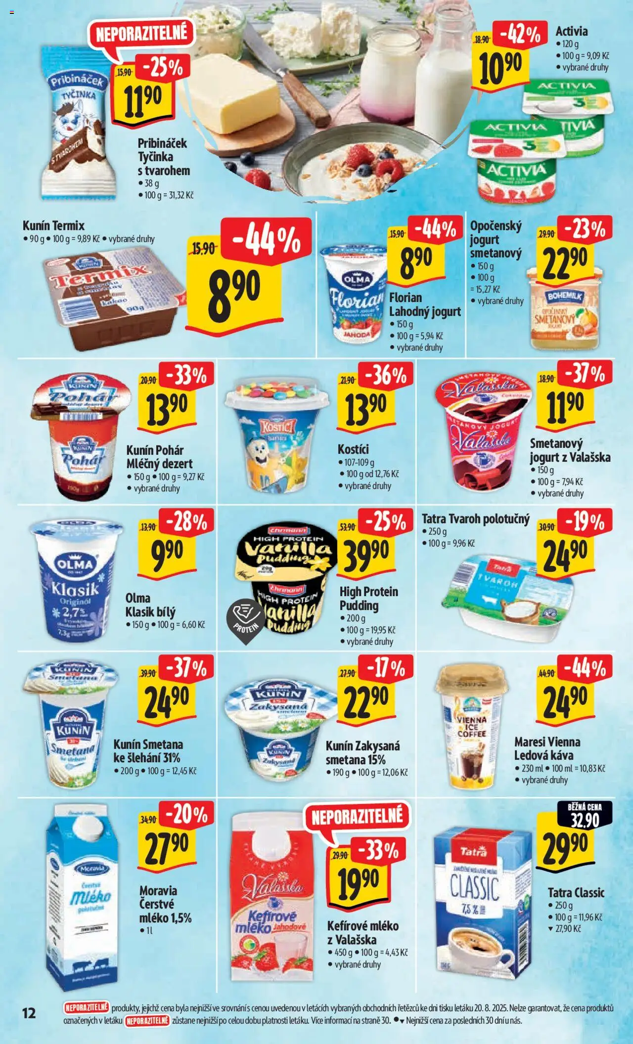 Albert leták - Hypermarket od 27.08.2025 | Strana: 19 | Produkty: Káva, Pribináček, Tvaroh, Protein