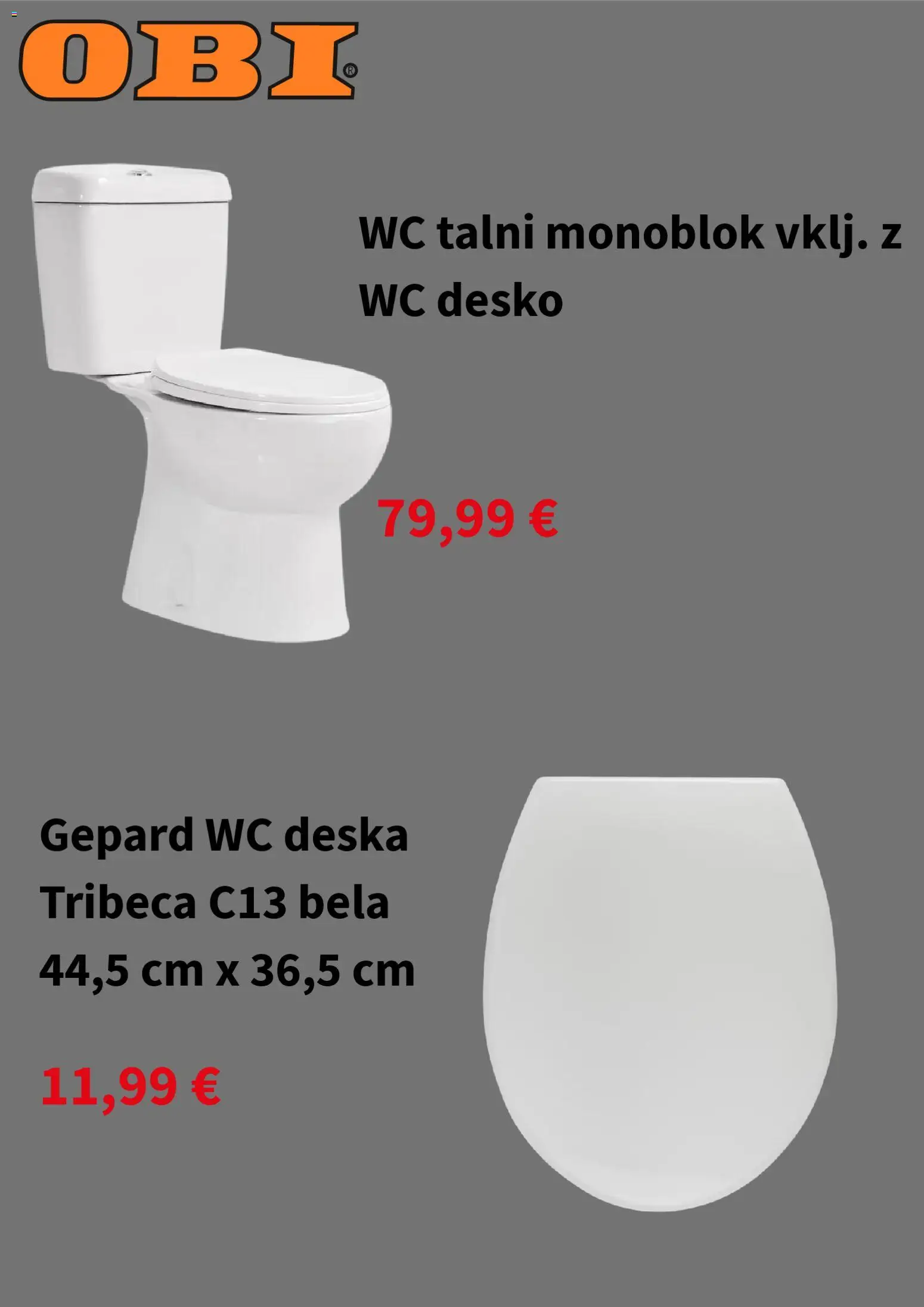 Novi OBI katalog ponudbe – veljaven od 24.11.2025 | Stran: 4 | Izdelki: WC deska