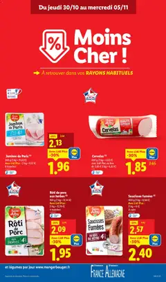 LIDL - Prévisualisation de Rôti de porc aux herbes, 160 g, 4 tranches valide à partir de 30.10.2025 | Page: 11
