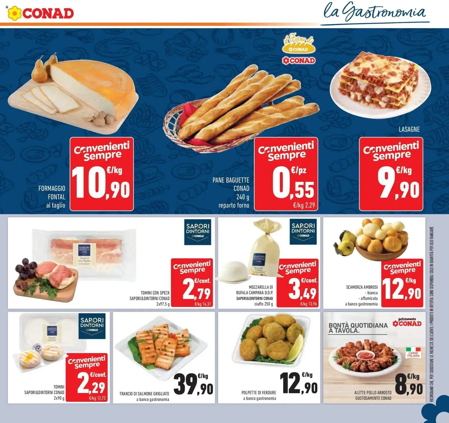 Volantino Conad del 29.01.2026 | Pagina: 9 | Prodotti: Speck, Mozzarella, Formaggio, Polpette