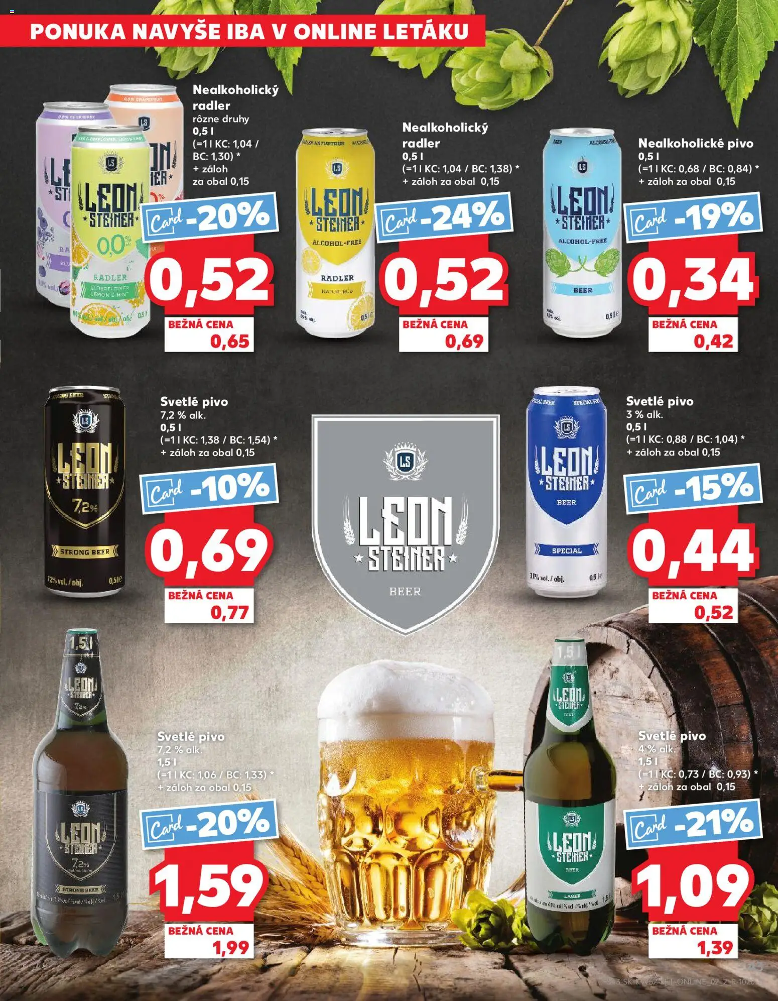 Nové Kaufland akcie – leták je platný od 27.12.2025 | Strana: 43 | Produkty: Pivo, Radler, Nealkoholické pivo