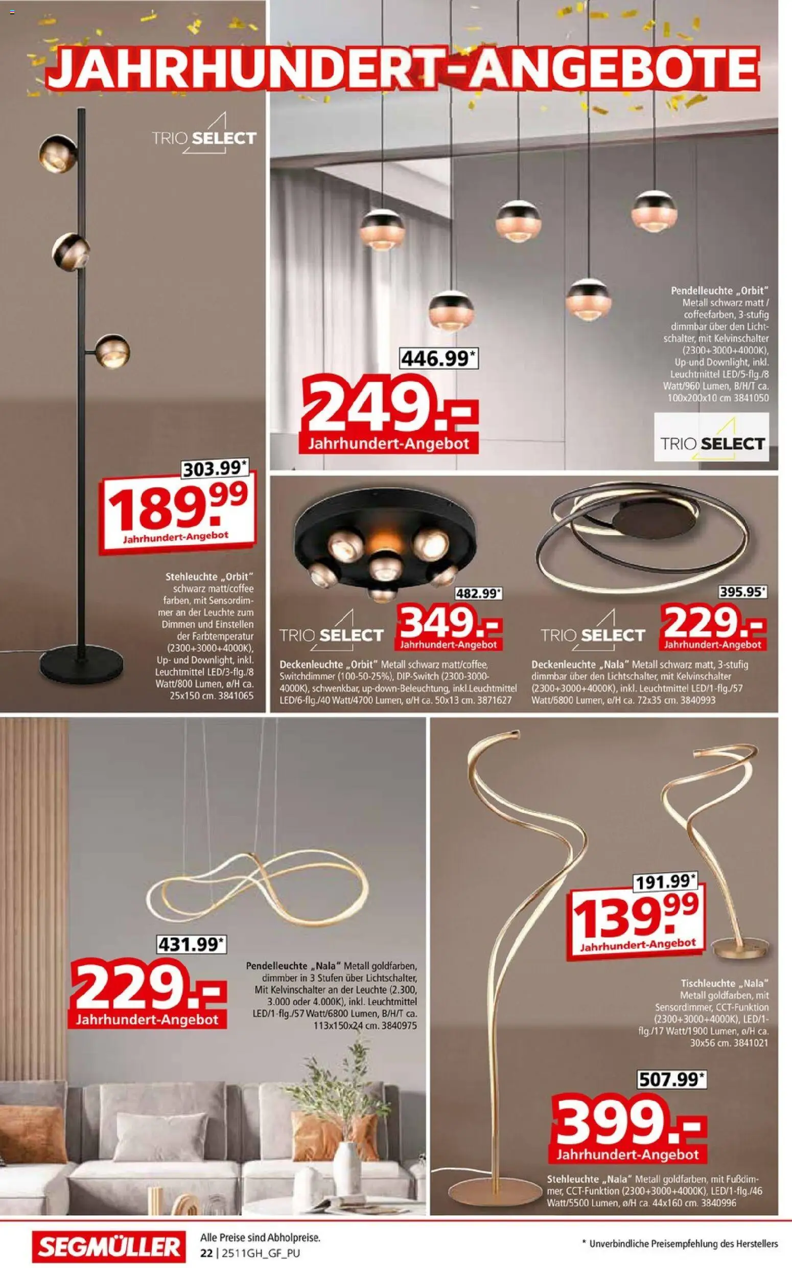 Segmüller Prospekt 	 – gültig ab 01.11.2025 | Seite: 34