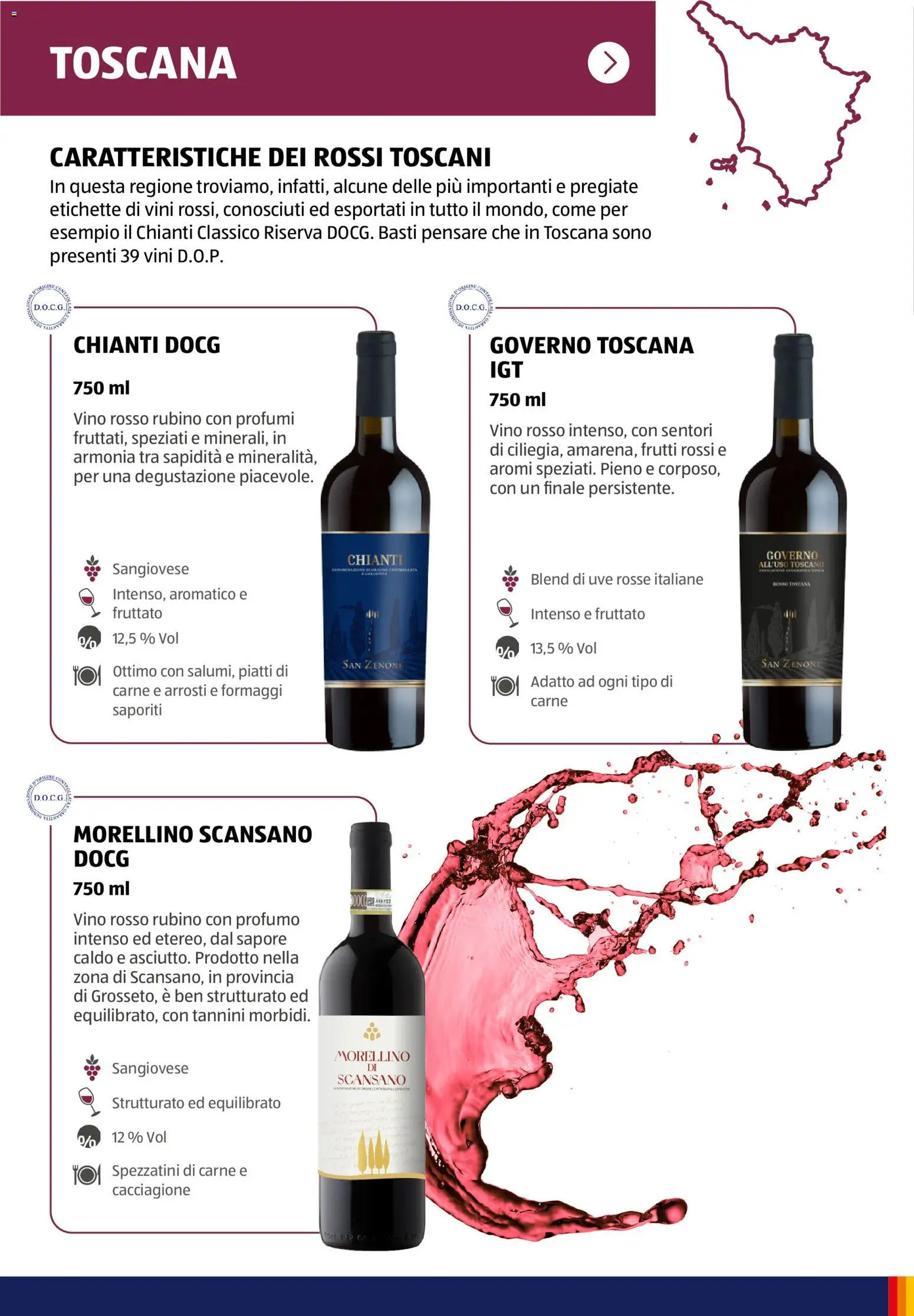 Volantino Aldi del 12.01.2026 | Pagina: 14 | Prodotti: Vino, Vino rosso, Profumo