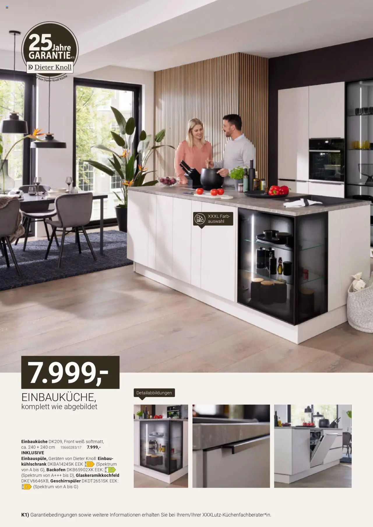 XXXL Lutz Dieter Knoll Spezial - gültig ab dem 04.08.2025 | Seite: 38 | Produkte: Einbauküche, Küche, Kühlschrank, Backofen