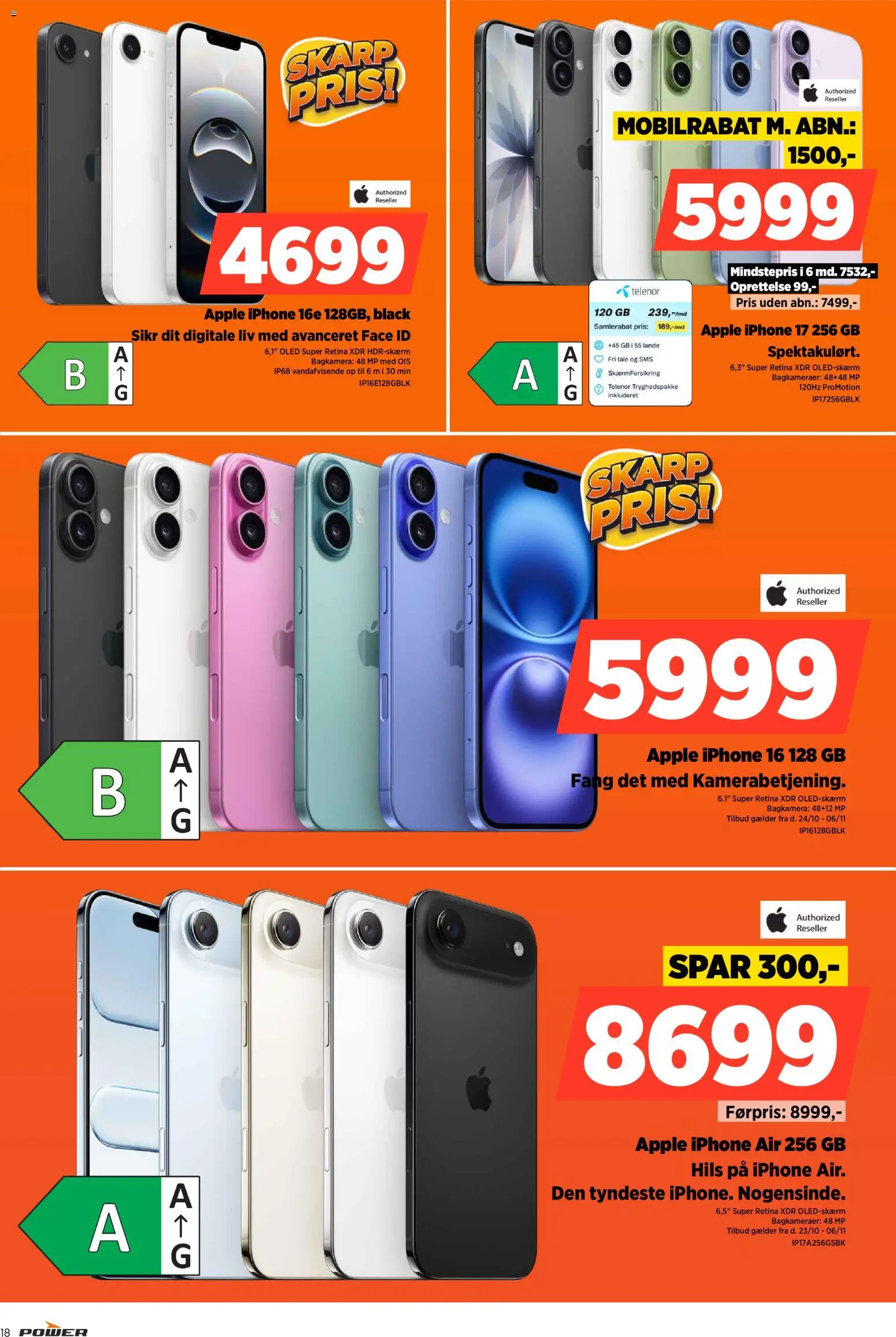 Power tilbudsavis – gyldig fra 24.10.2025 | Side: 18