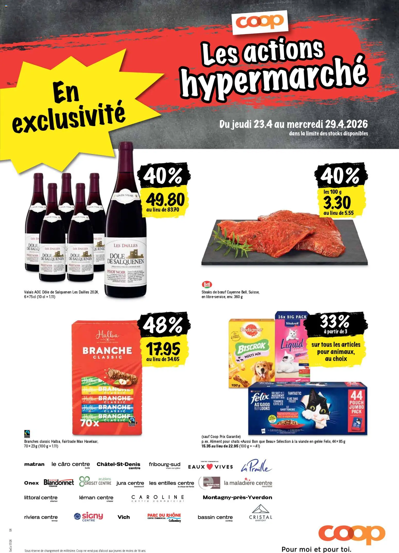 Coop aktionen FR – gültig ab 23.04.2026 | Seite: 21 | Produkte: Jura, Flager