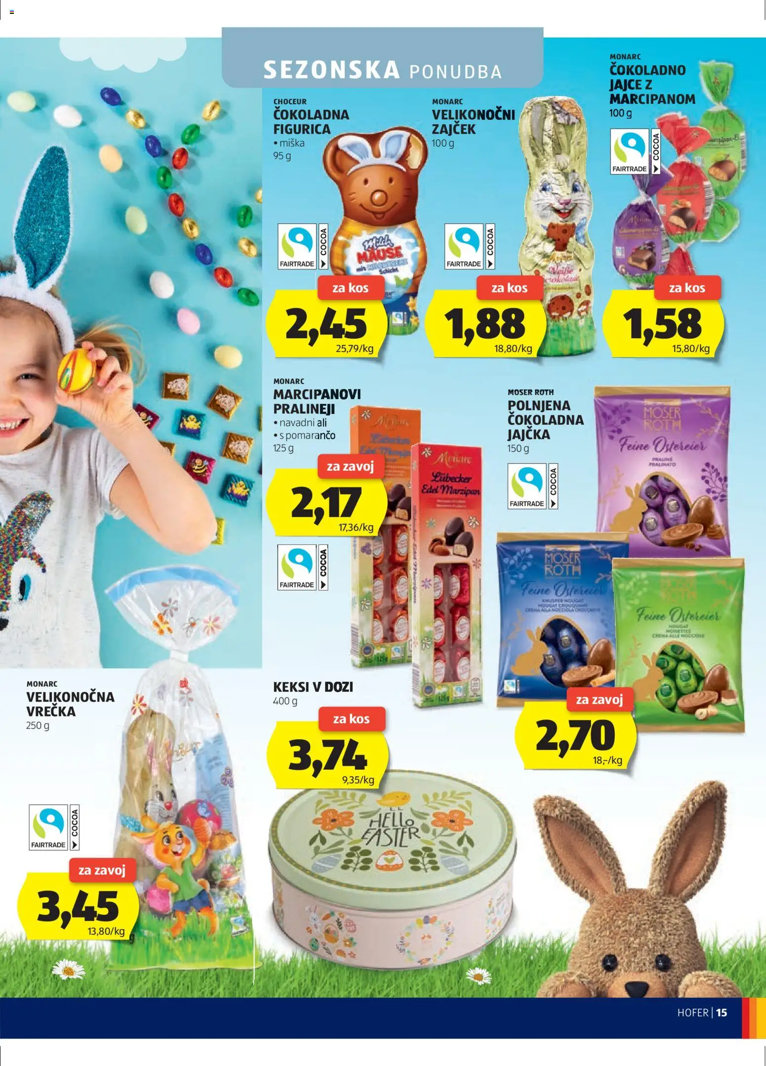 Hofer SI katalog | vrijedi od 11.03.2026 | Stranica: 15 | Proizvodi: Keksi