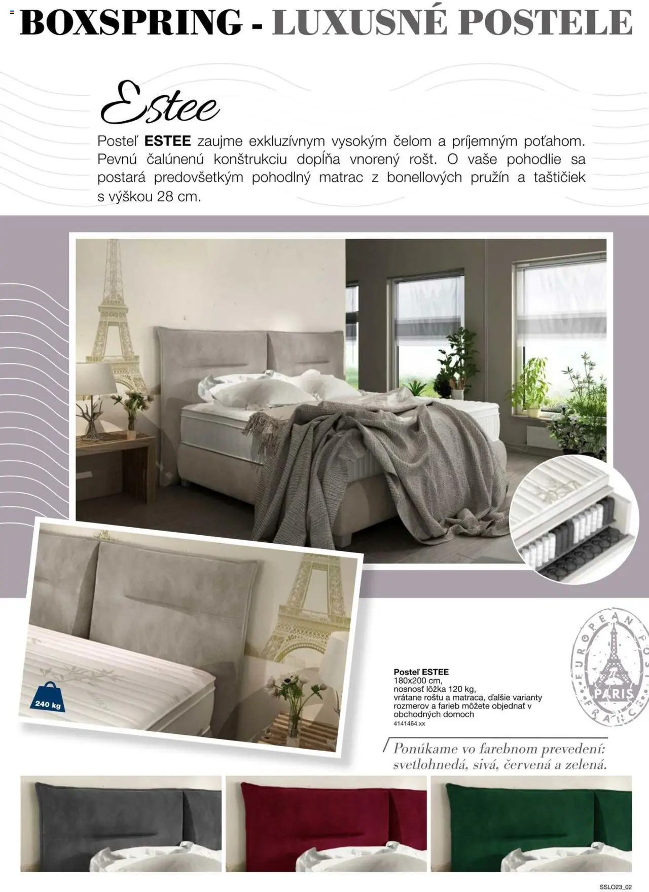 Nové Sconto nábytok akcie – leták je platný od 14.02.2025 | Strana: 2 | Produkty: Matrac, Posteľ, Postele