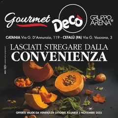 Anteprima del volantino Decò Gourmet - Sicilia catalogo valido a partire dal 24.10.2025