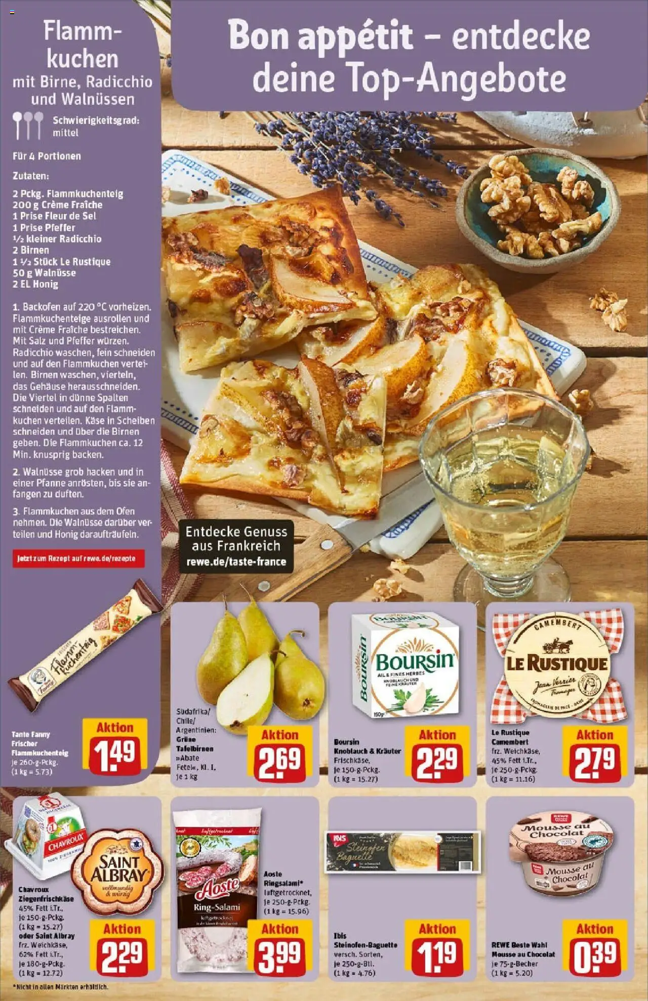 Rewe prospekt Wernigerode	 - gültig ab dem 22.06.2025 | Seite: 4 | Produkte: Käse, Baguette, Salz, Pfeffer